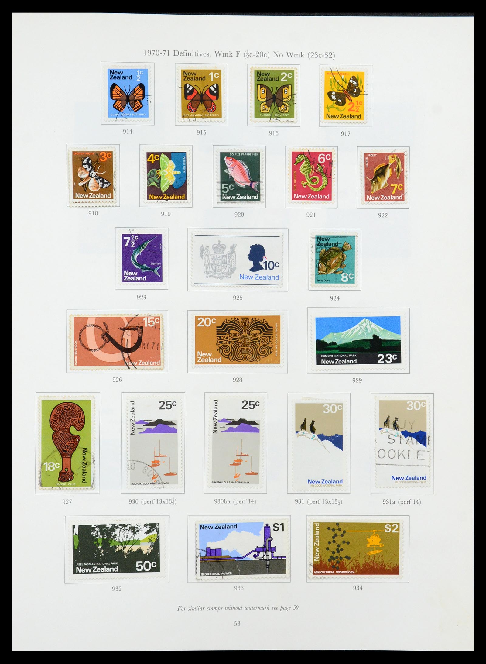 35226 038 - Postzegelverzameling 35226 Nieuw Zeeland 1873-2002.