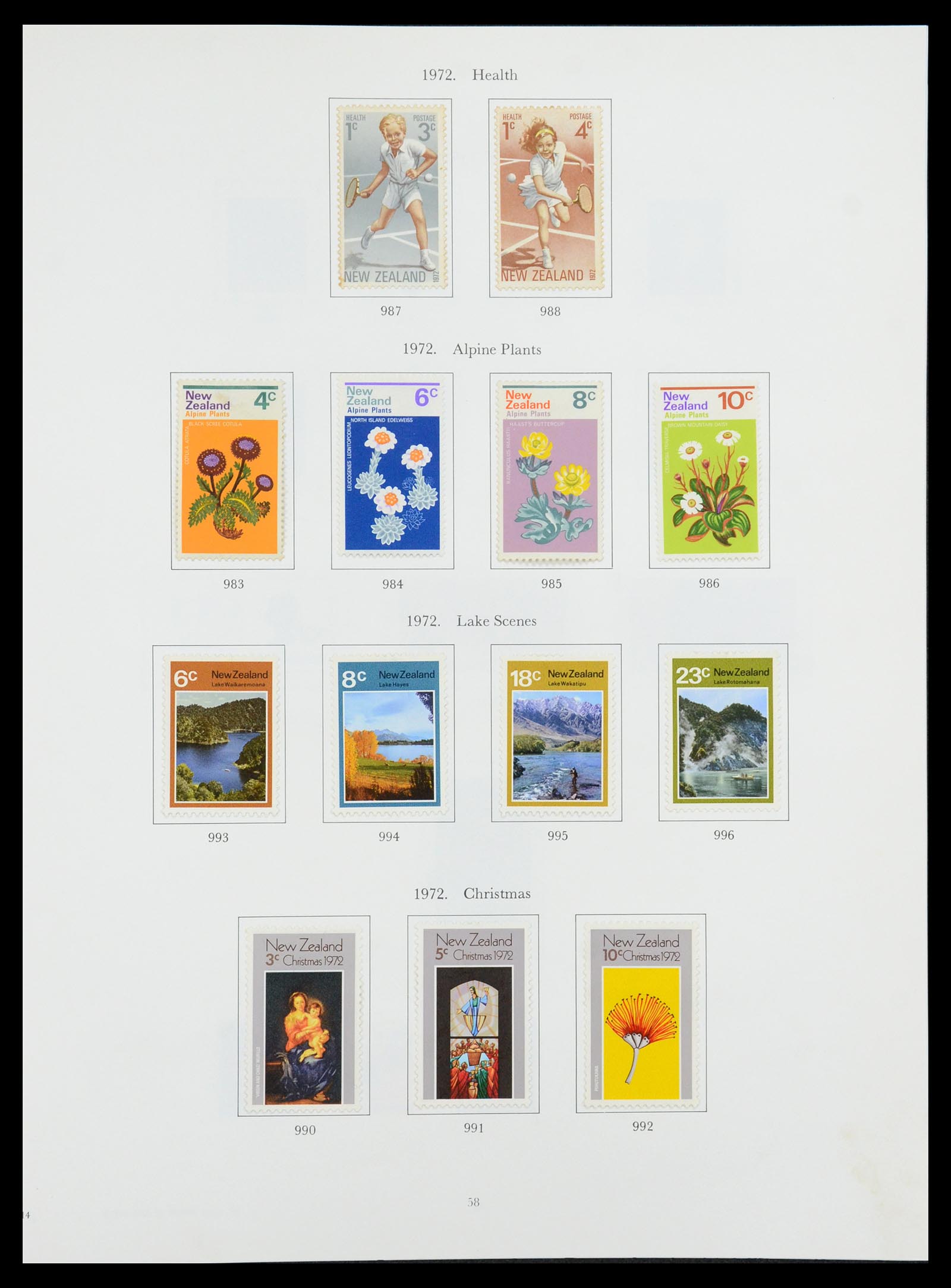 35226 042 - Postzegelverzameling 35226 Nieuw Zeeland 1873-2002.