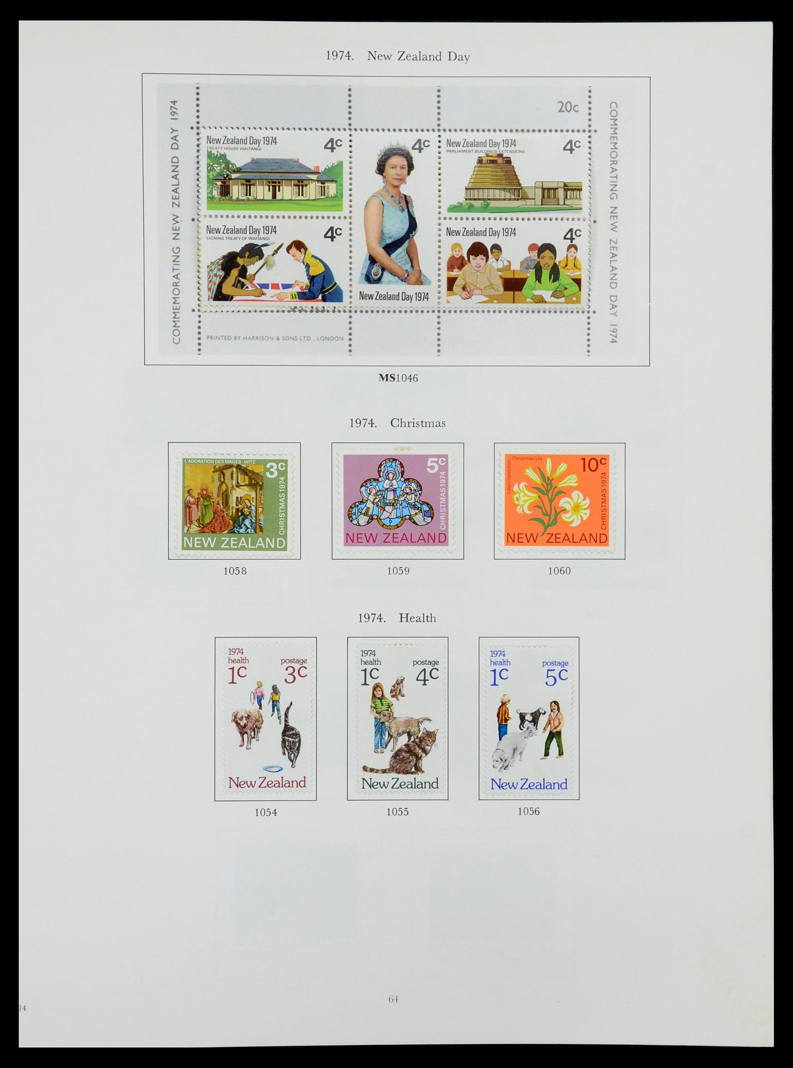 35226 047 - Stamp Collection 35226 New Zealand 1873-2002.