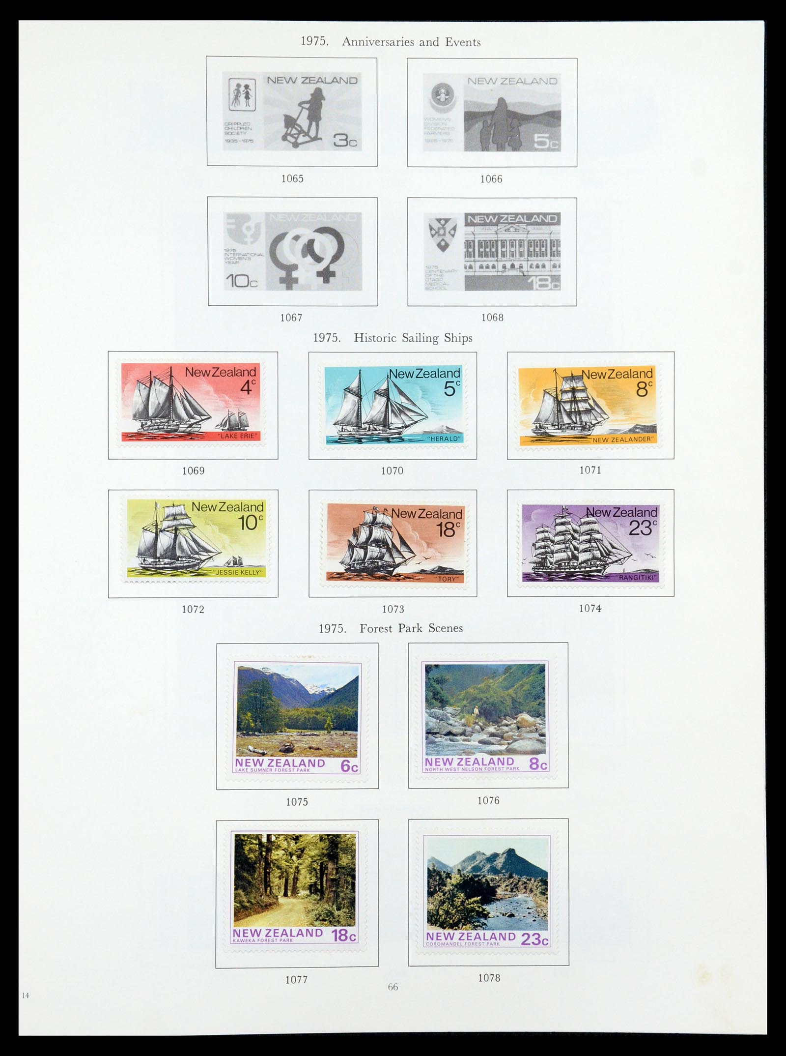 35226 048 - Stamp Collection 35226 New Zealand 1873-2002.