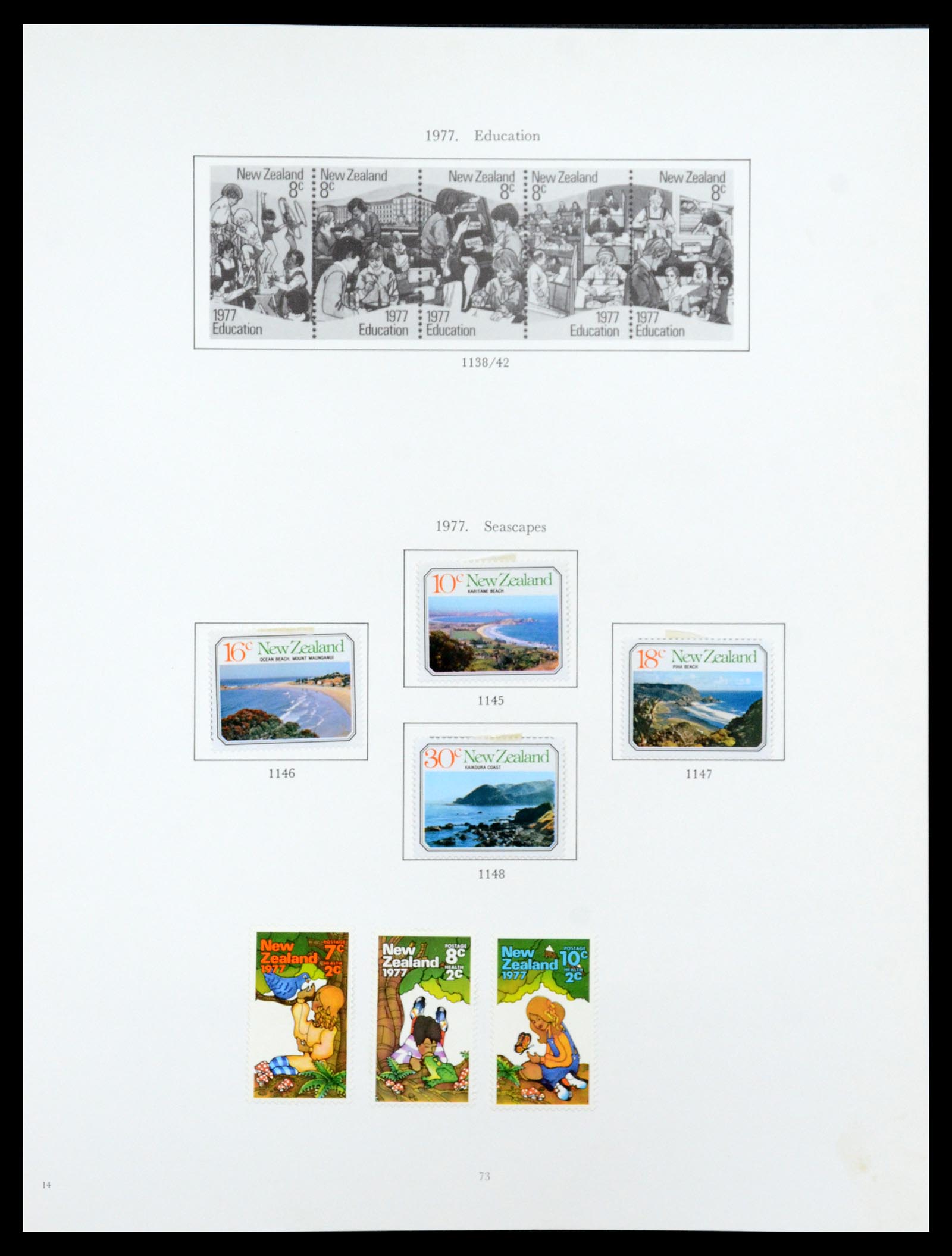 35226 055 - Stamp Collection 35226 New Zealand 1873-2002.