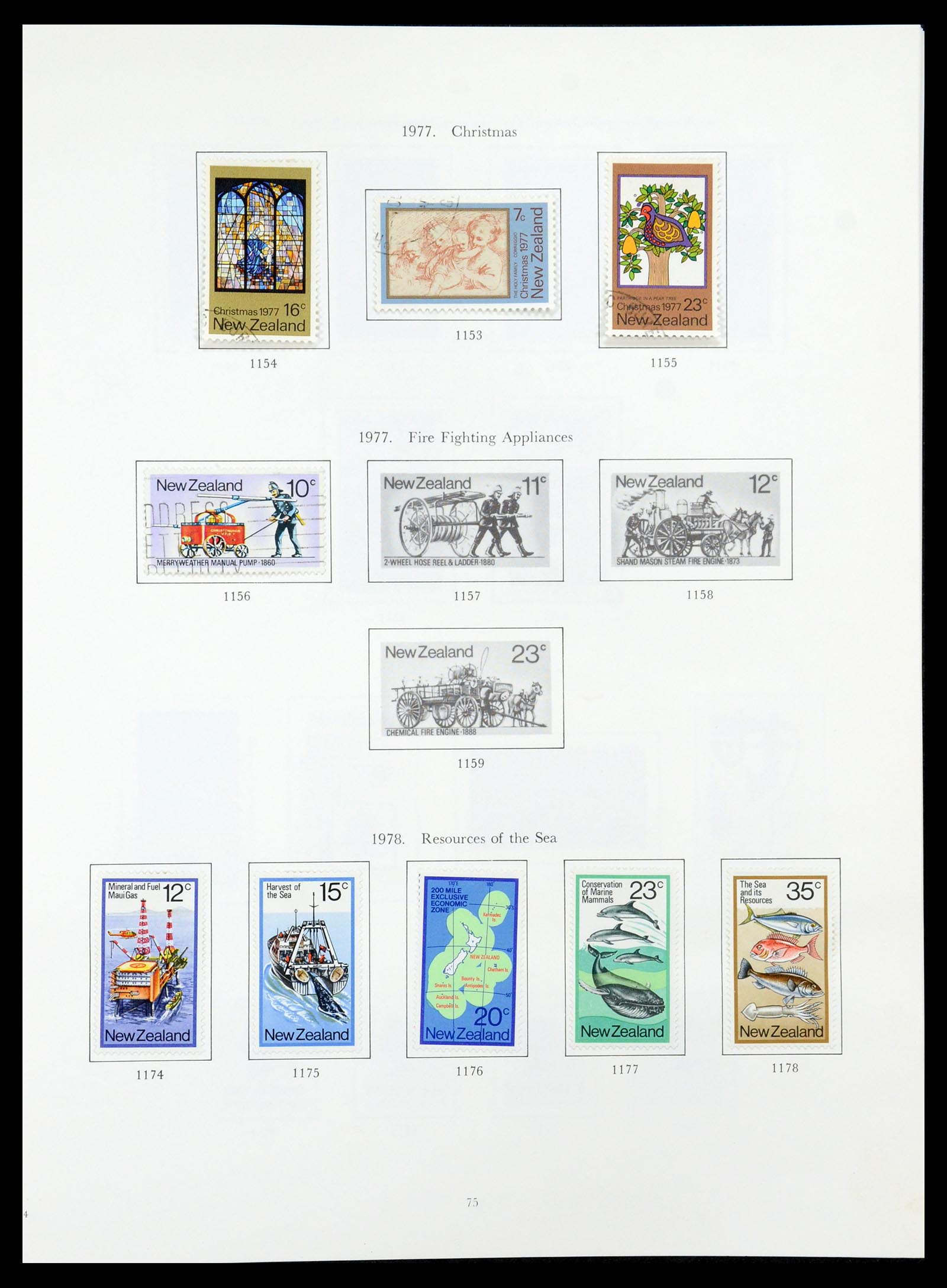 35226 056 - Stamp Collection 35226 New Zealand 1873-2002.