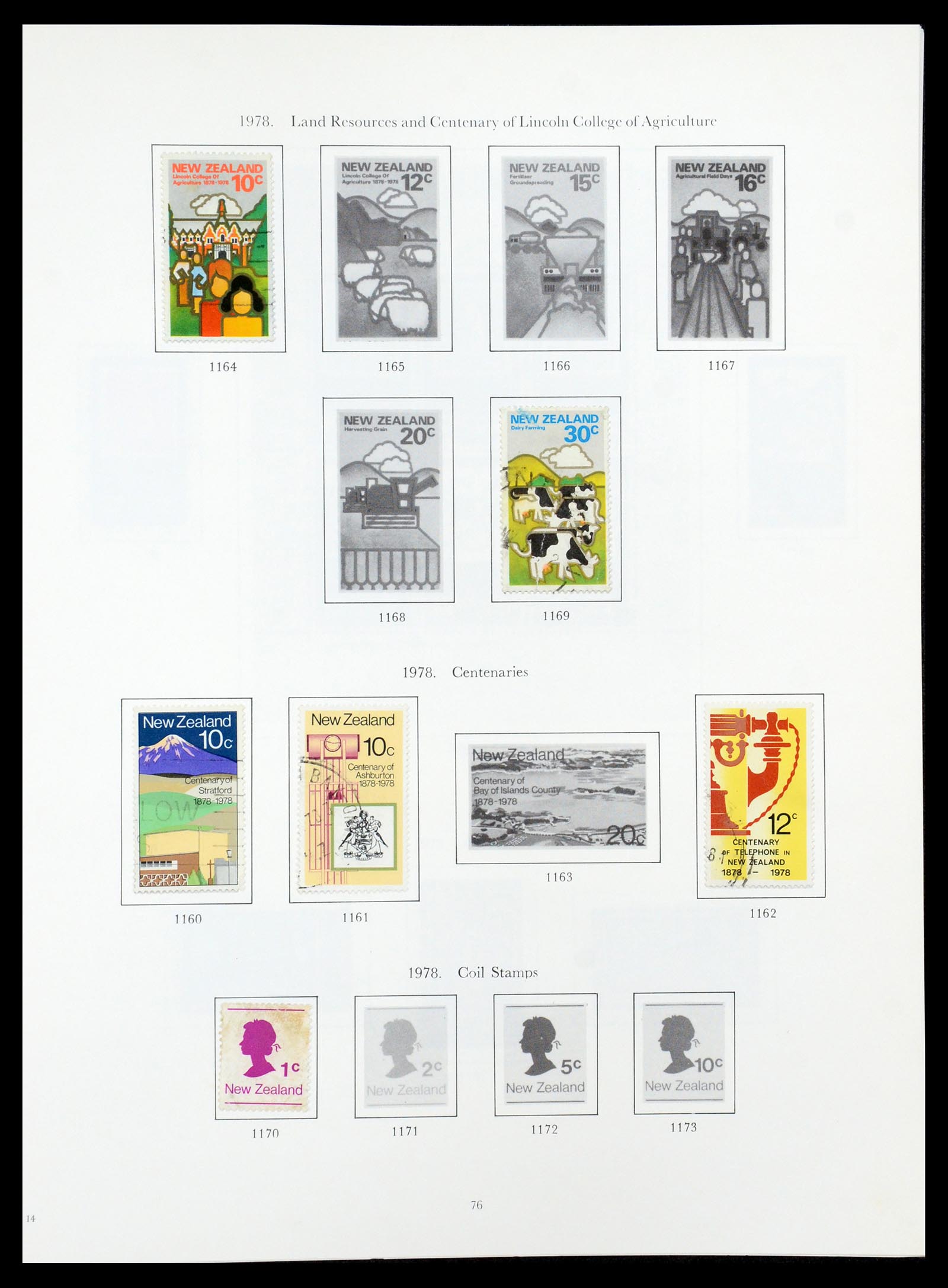 35226 057 - Stamp Collection 35226 New Zealand 1873-2002.