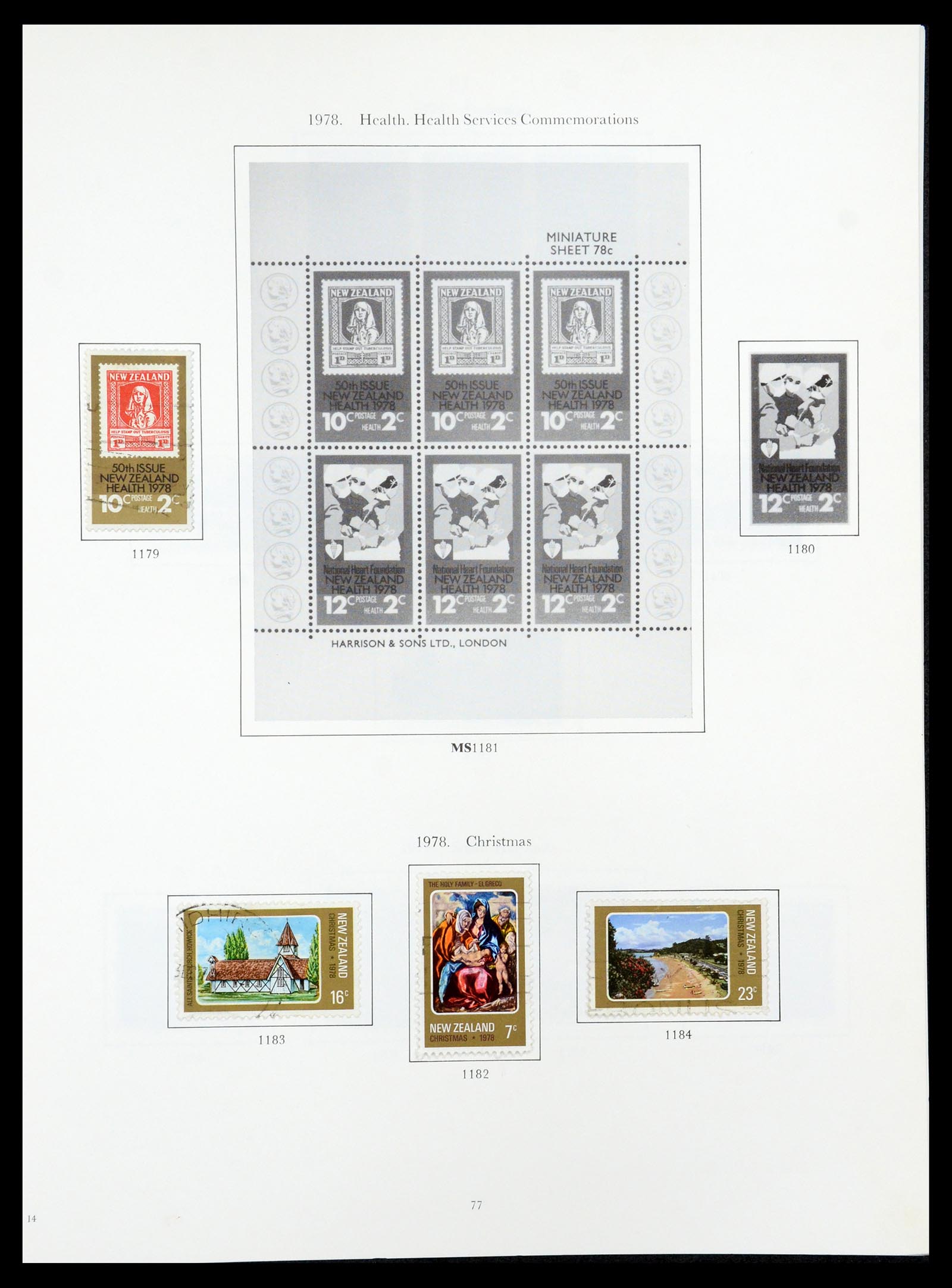 35226 058 - Postzegelverzameling 35226 Nieuw Zeeland 1873-2002.
