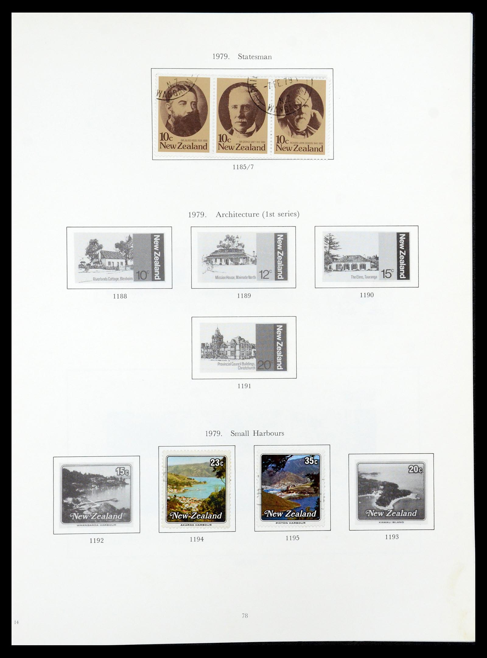 35226 059 - Stamp Collection 35226 New Zealand 1873-2002.