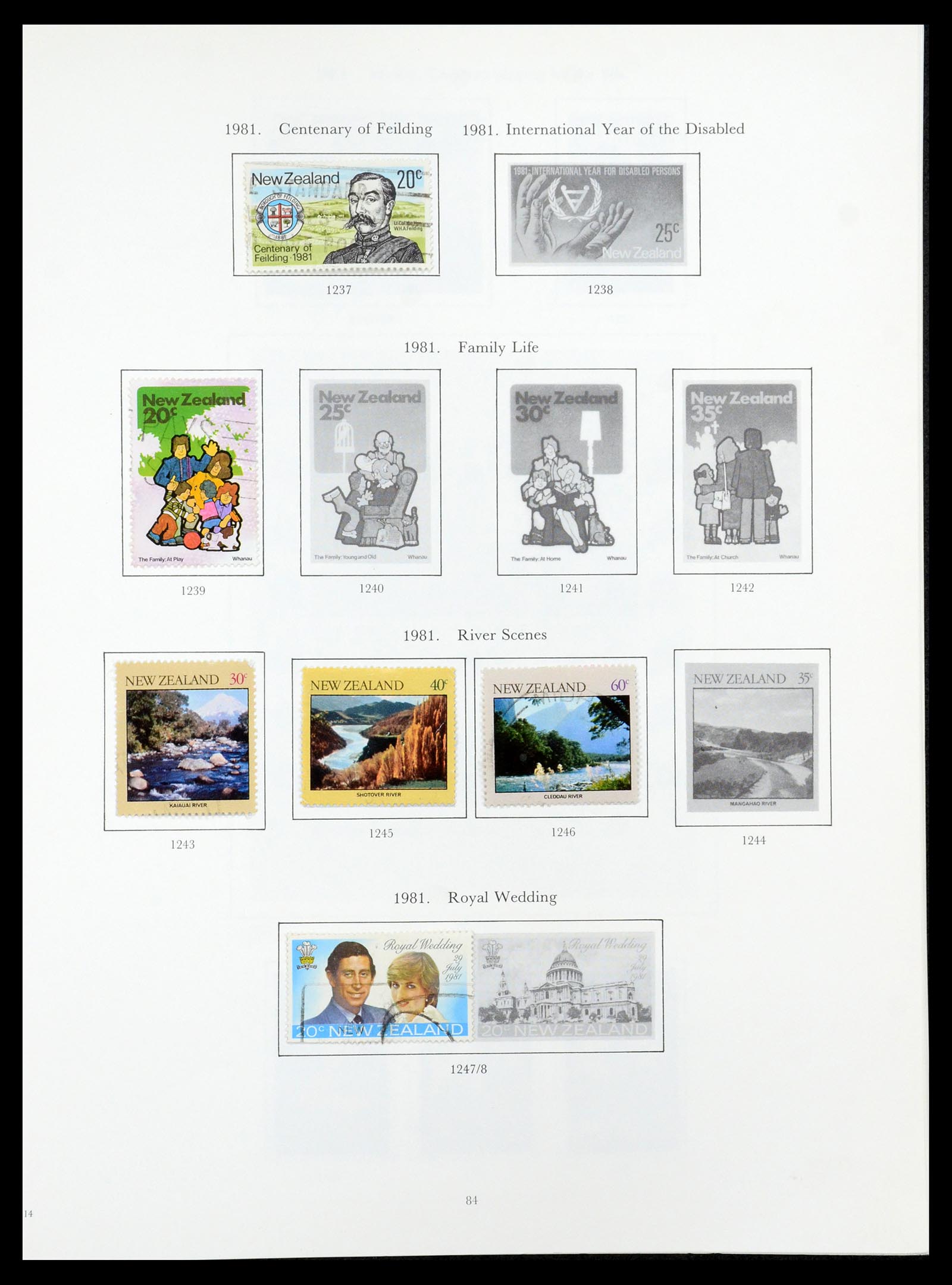 35226 064 - Stamp Collection 35226 New Zealand 1873-2002.