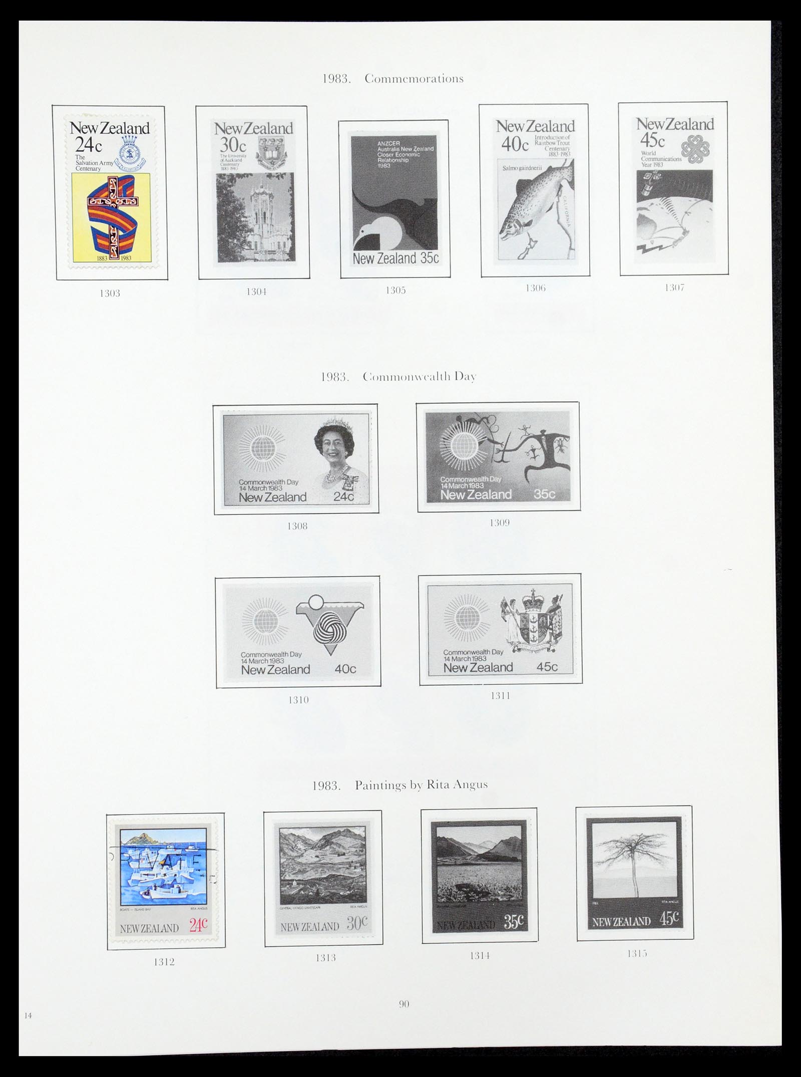 35226 070 - Stamp Collection 35226 New Zealand 1873-2002.