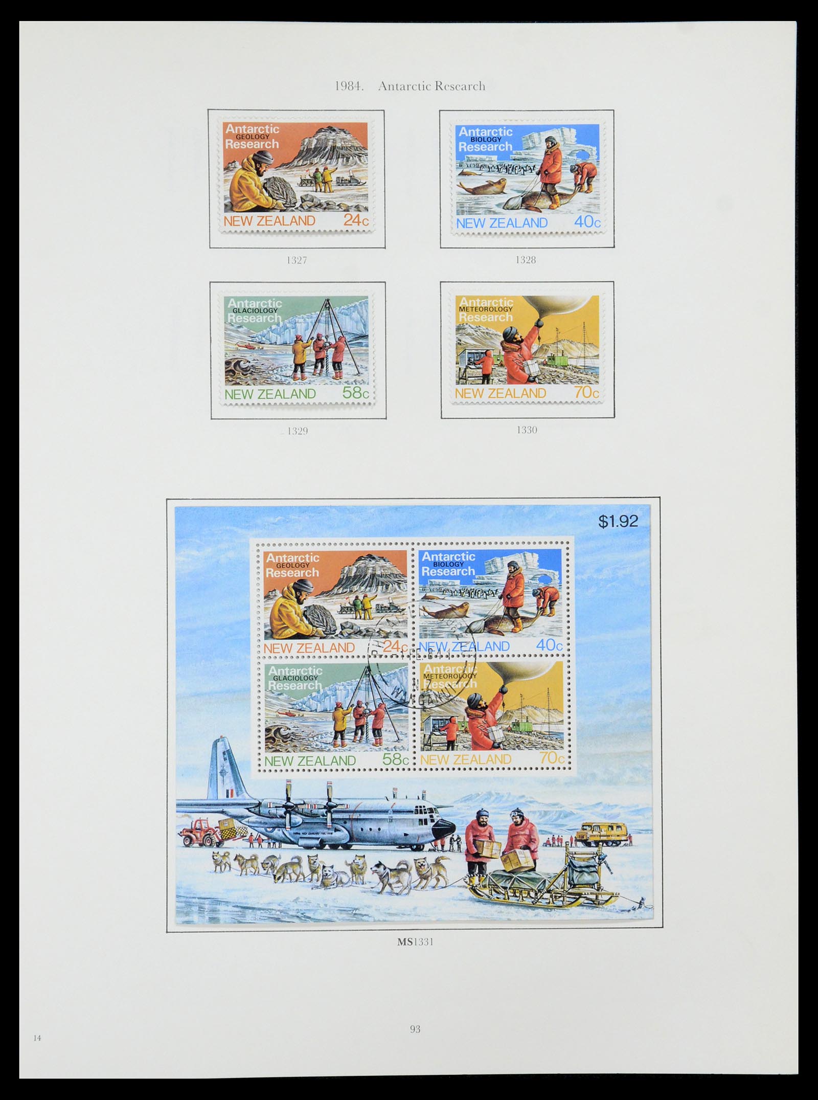 35226 073 - Stamp Collection 35226 New Zealand 1873-2002.