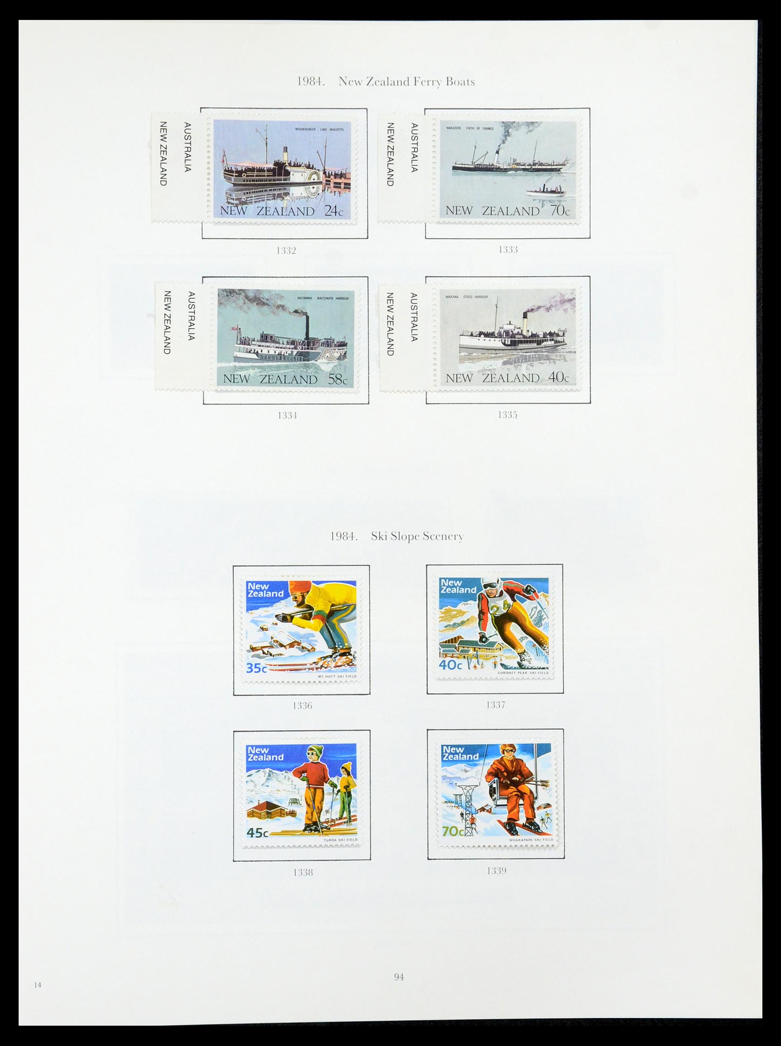 35226 074 - Stamp Collection 35226 New Zealand 1873-2002.