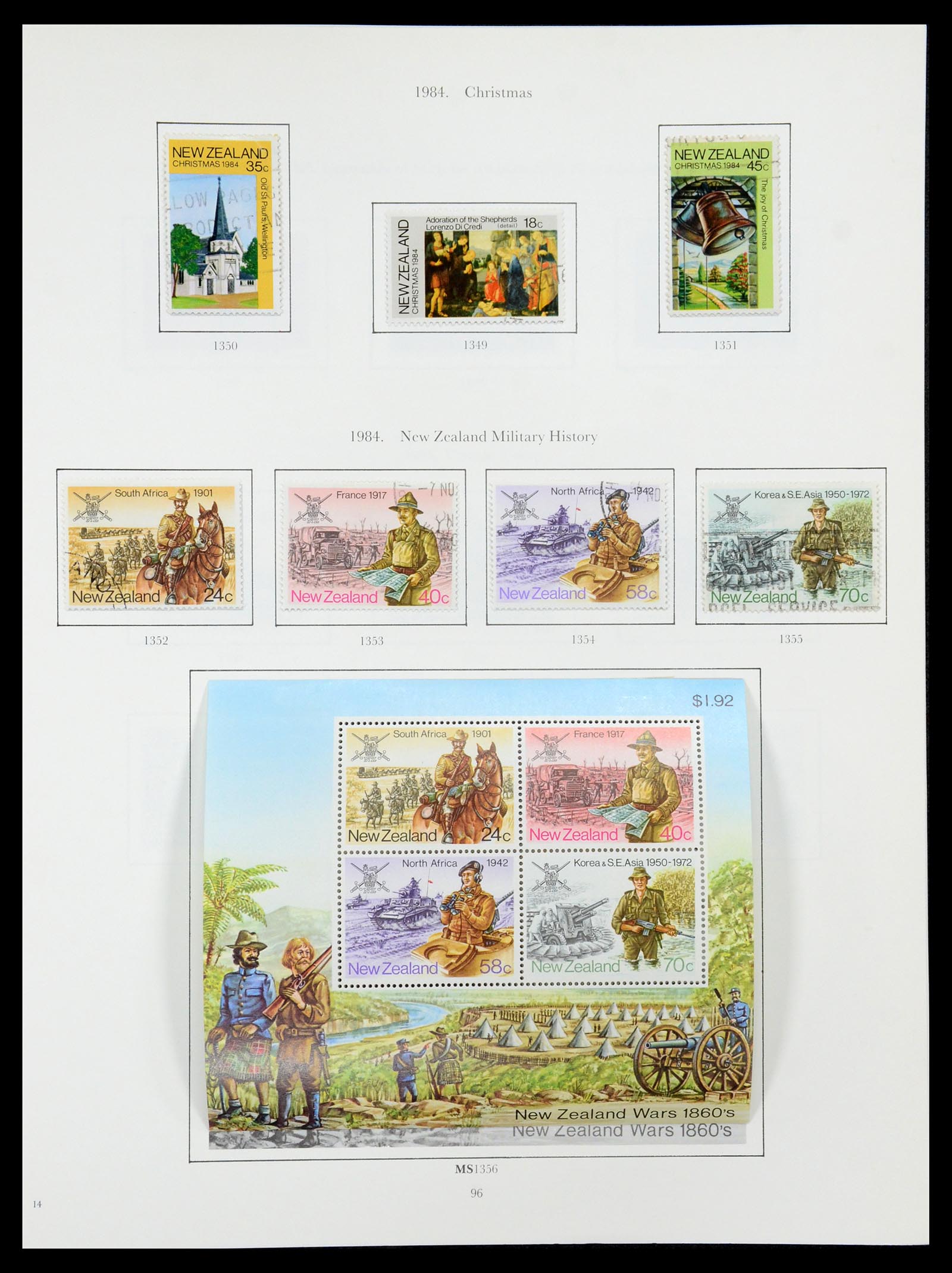 35226 076 - Stamp Collection 35226 New Zealand 1873-2002.
