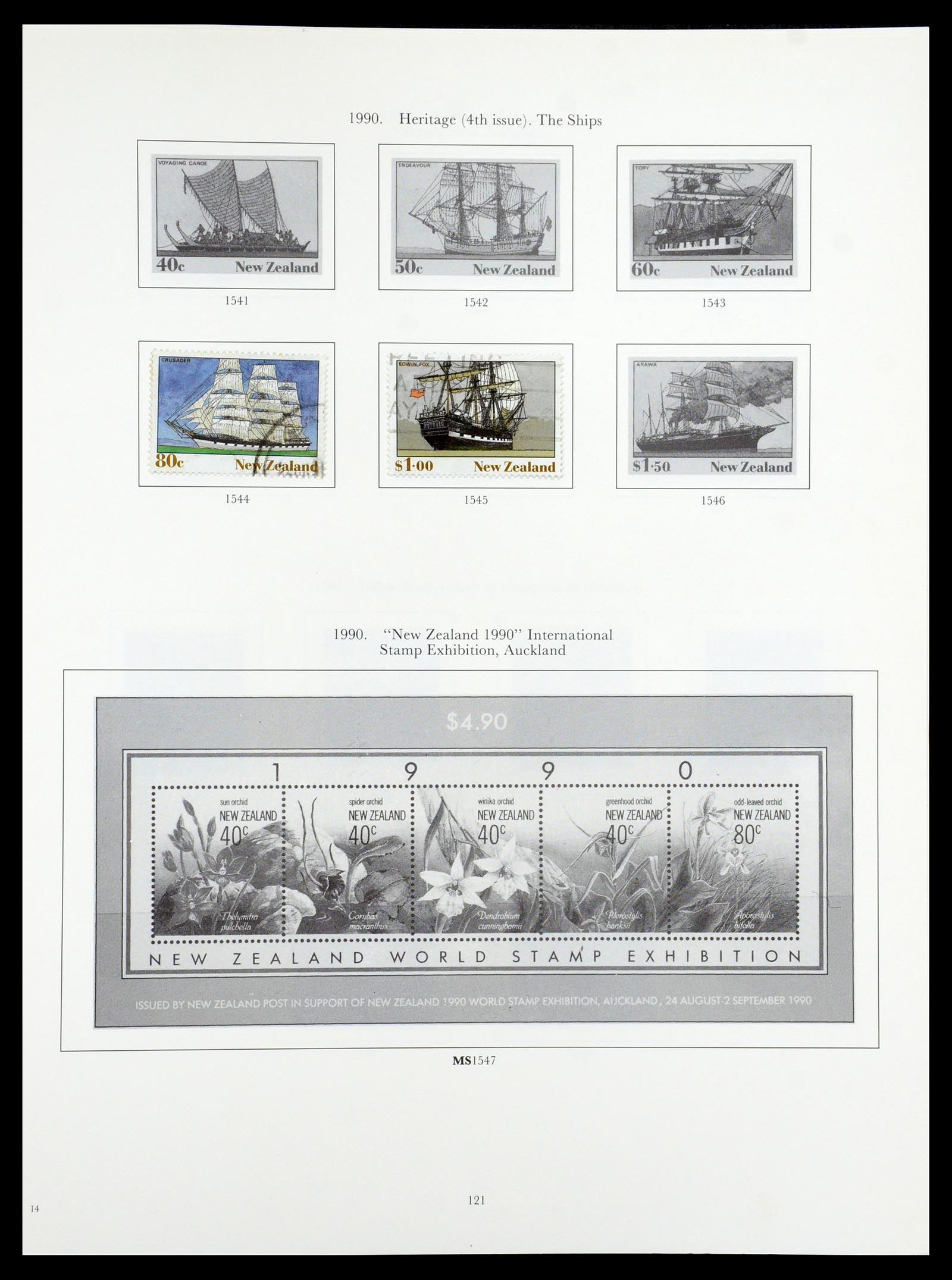 35226 088 - Stamp Collection 35226 New Zealand 1873-2002.