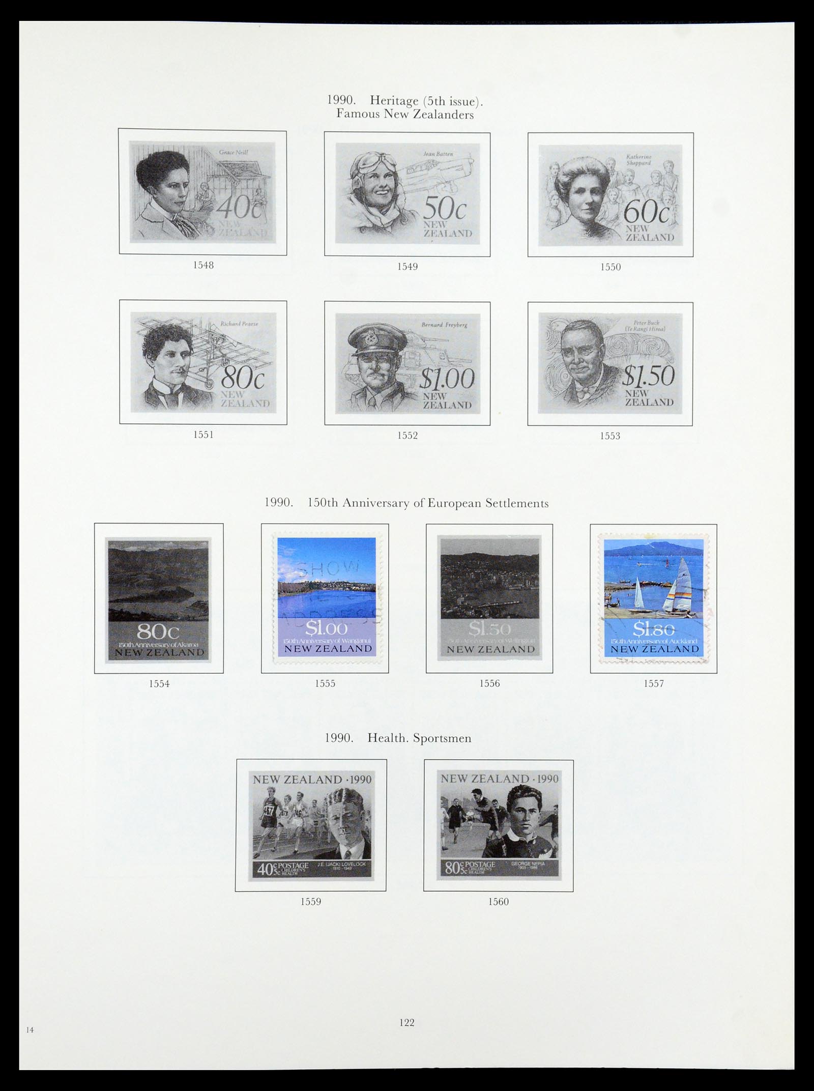 35226 089 - Stamp Collection 35226 New Zealand 1873-2002.