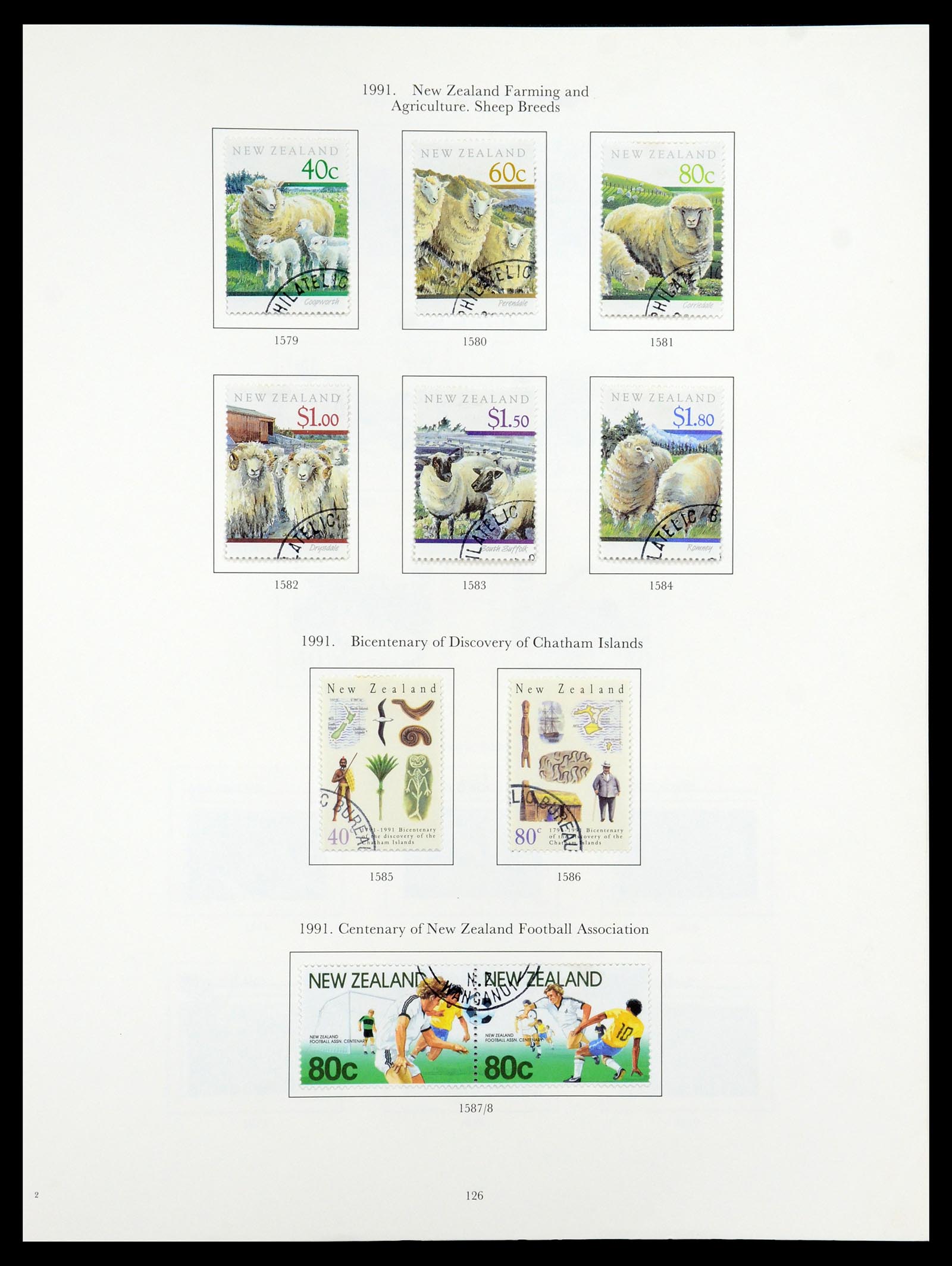 35226 093 - Stamp Collection 35226 New Zealand 1873-2002.