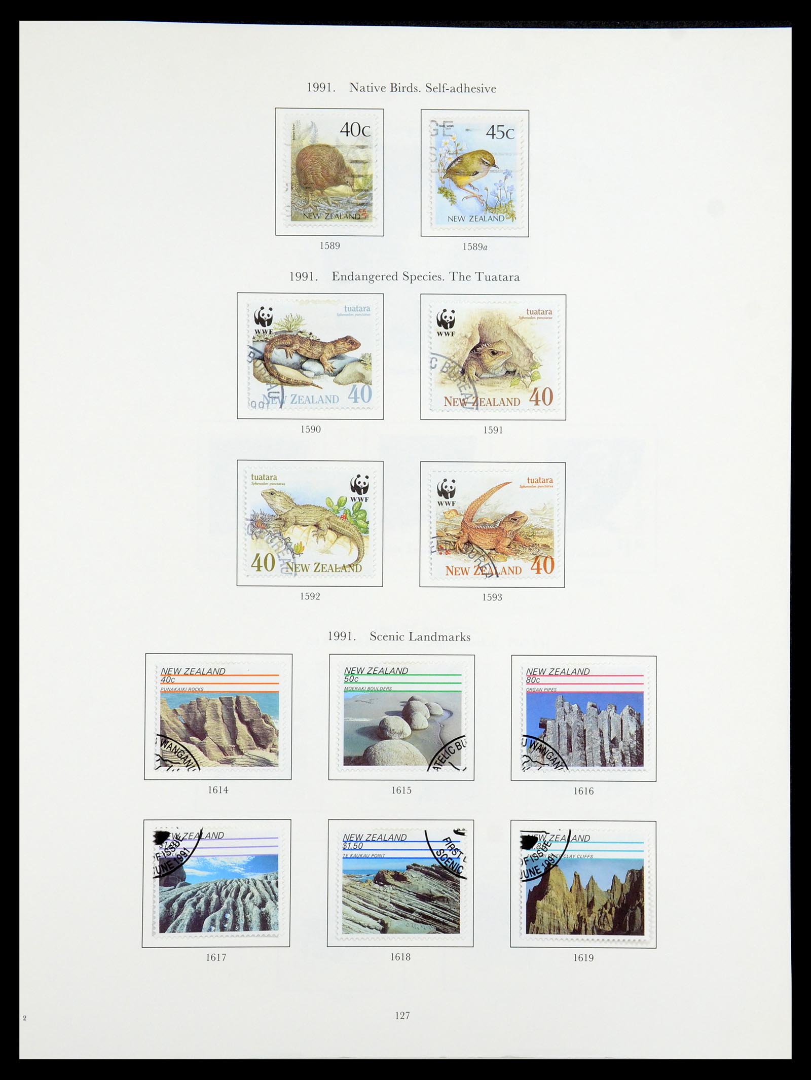 35226 094 - Stamp Collection 35226 New Zealand 1873-2002.