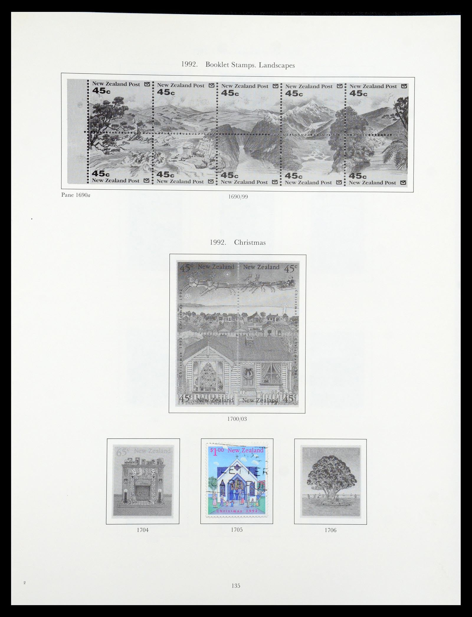 35226 097 - Stamp Collection 35226 New Zealand 1873-2002.