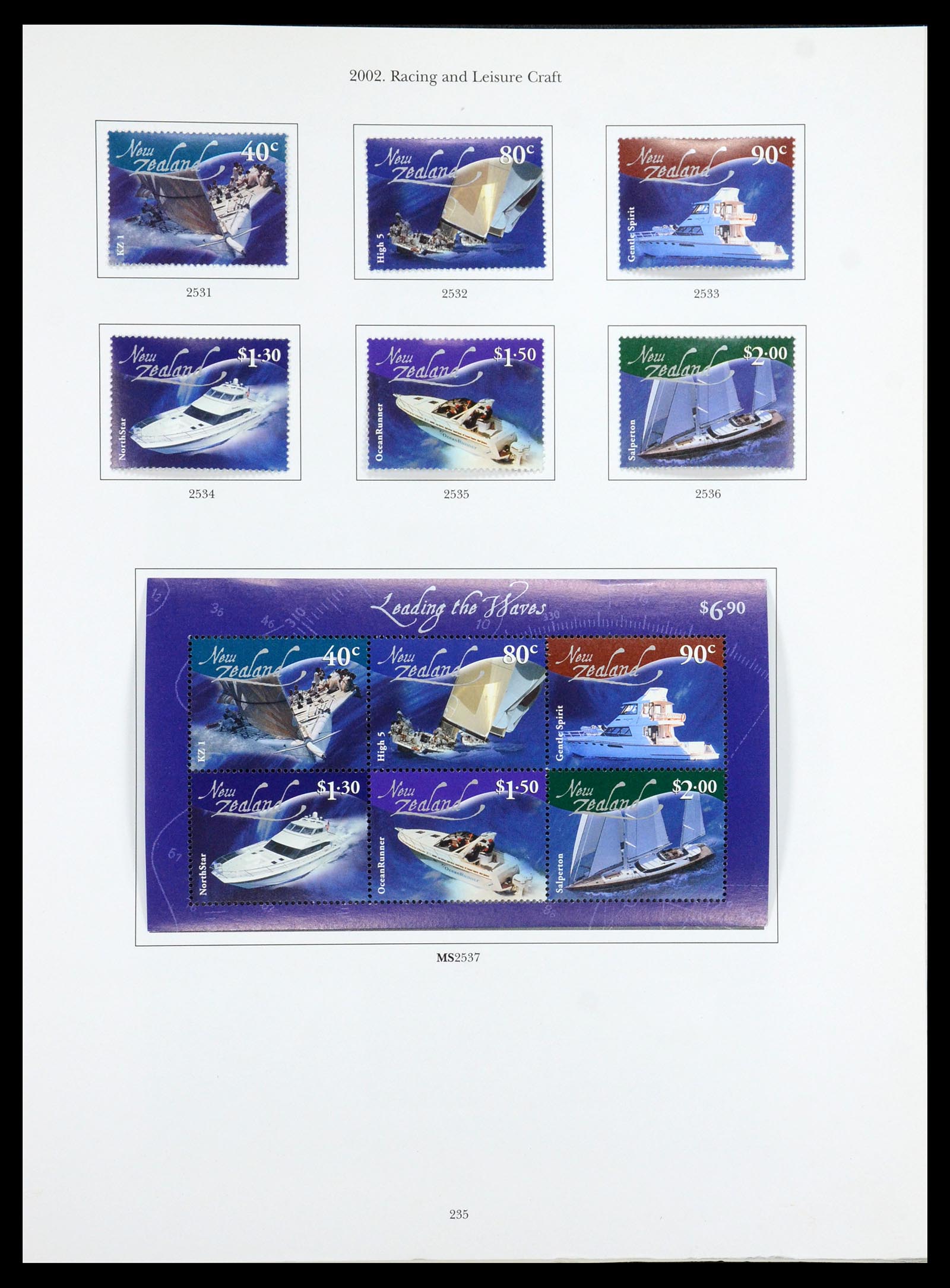 35226 106 - Stamp Collection 35226 New Zealand 1873-2002.