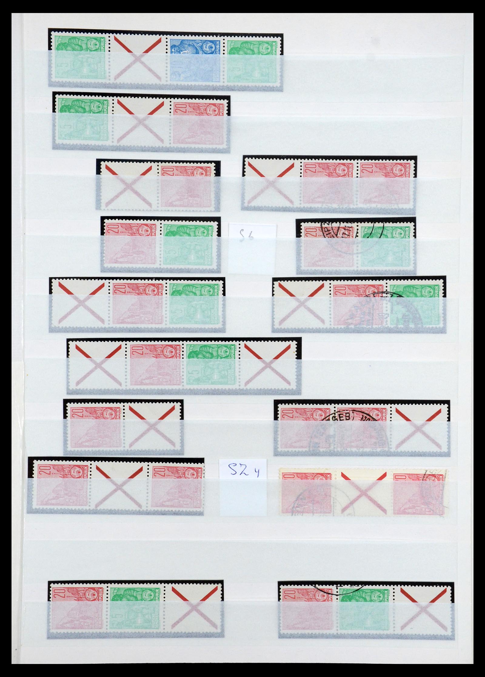 35227 005 - Postzegelverzameling 35227 DDR combinaties 1955-1990.