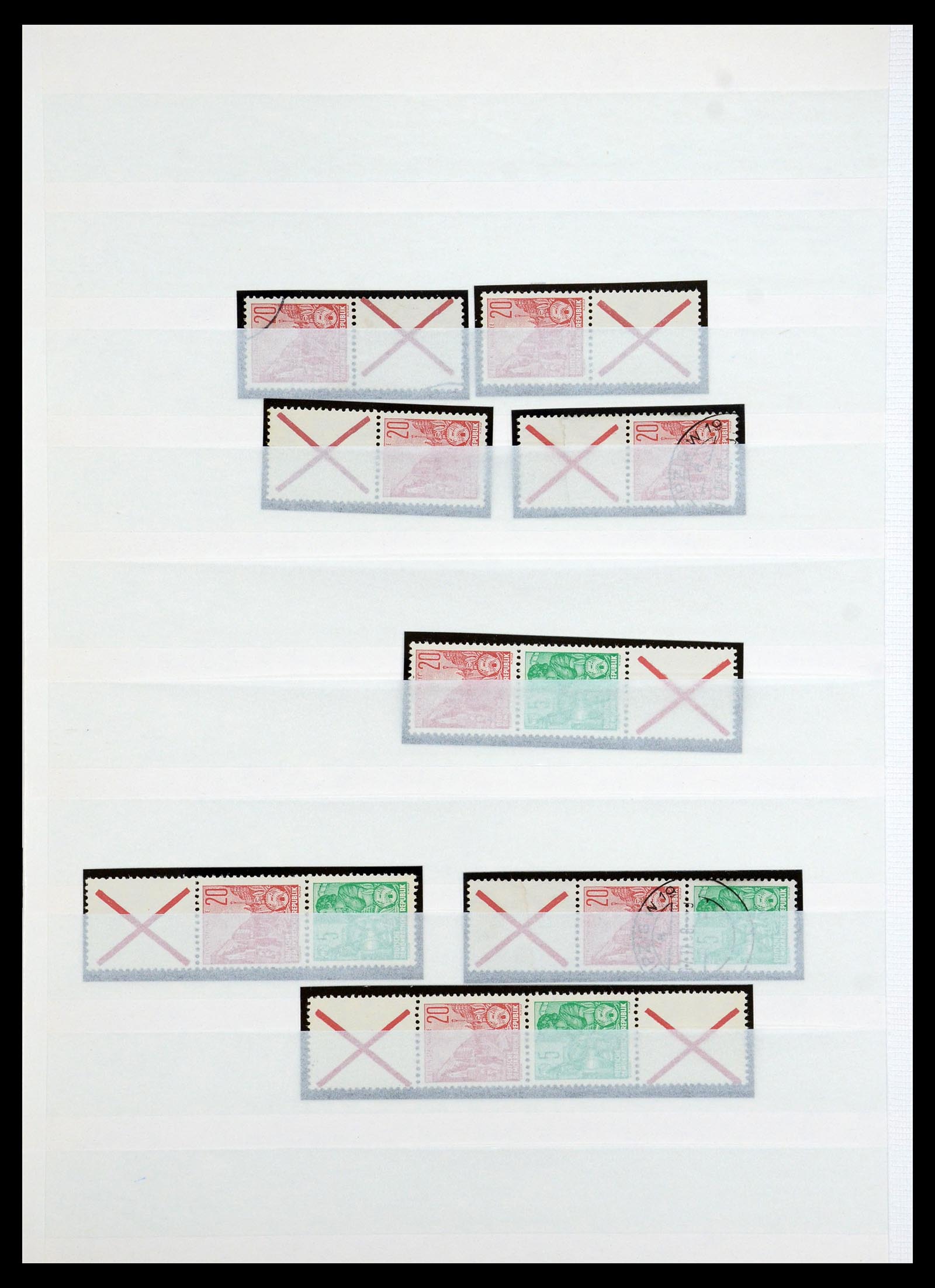 35227 013 - Postzegelverzameling 35227 DDR combinaties 1955-1990.