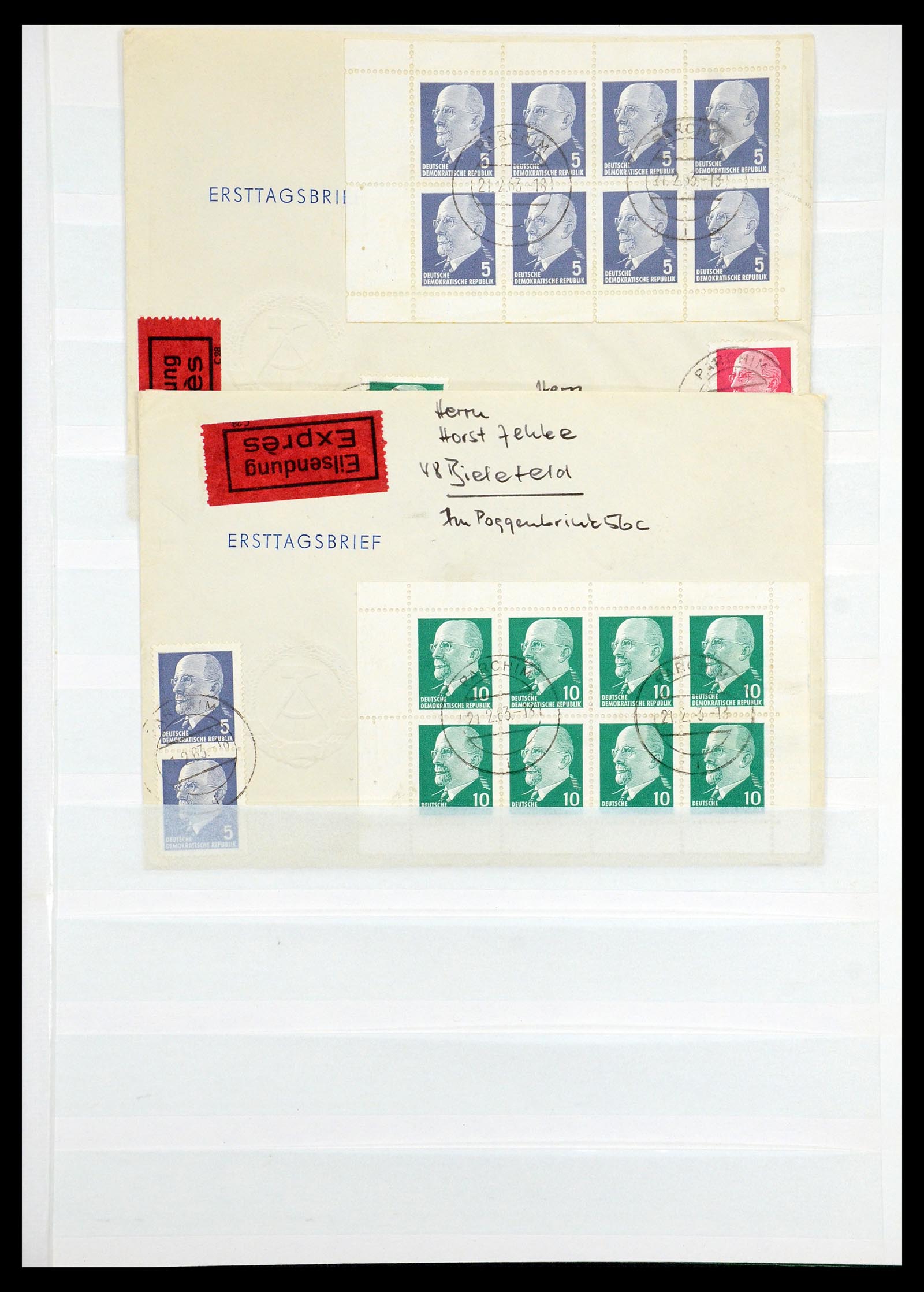 35227 014 - Postzegelverzameling 35227 DDR combinaties 1955-1990.