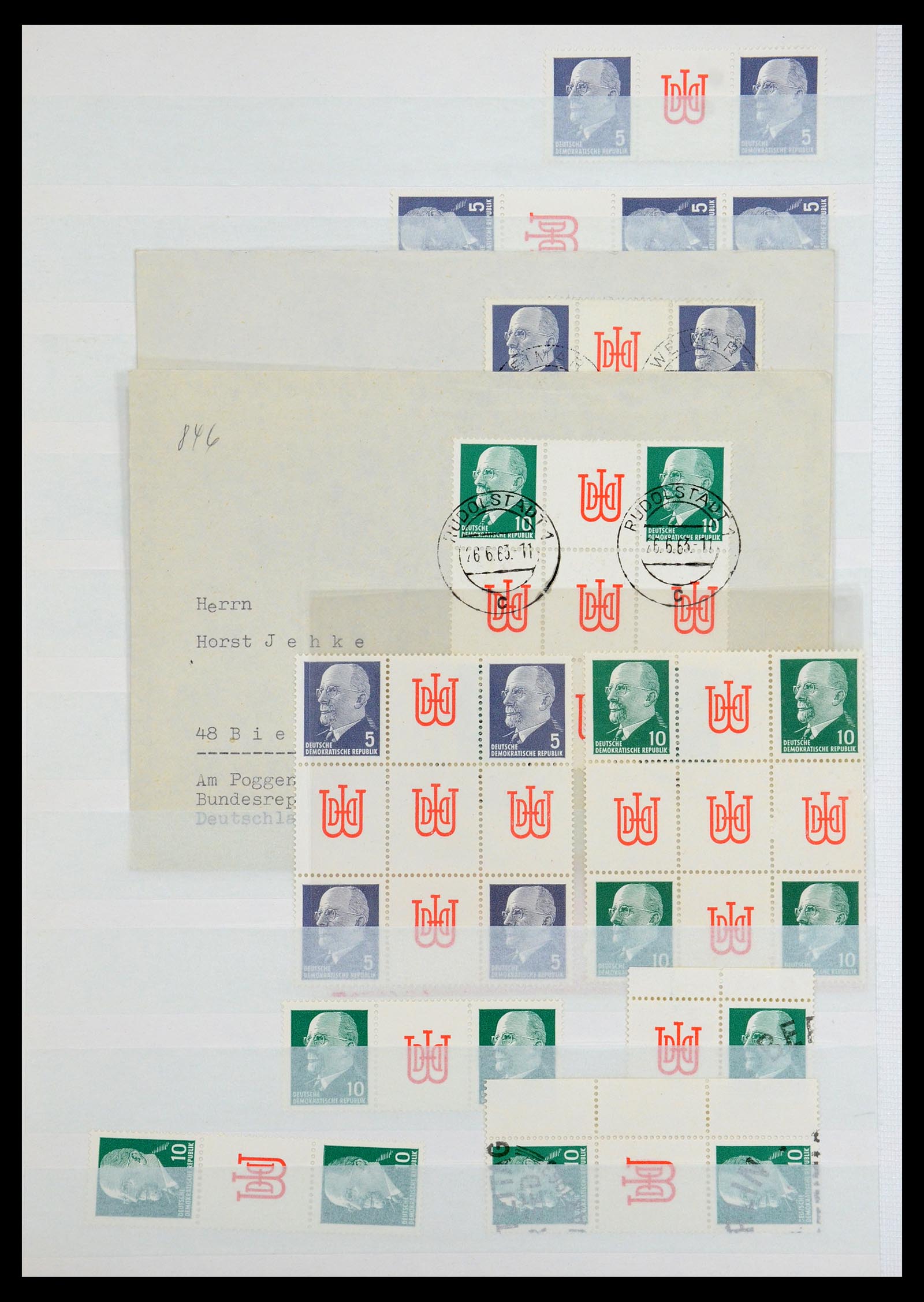35227 015 - Postzegelverzameling 35227 DDR combinaties 1955-1990.