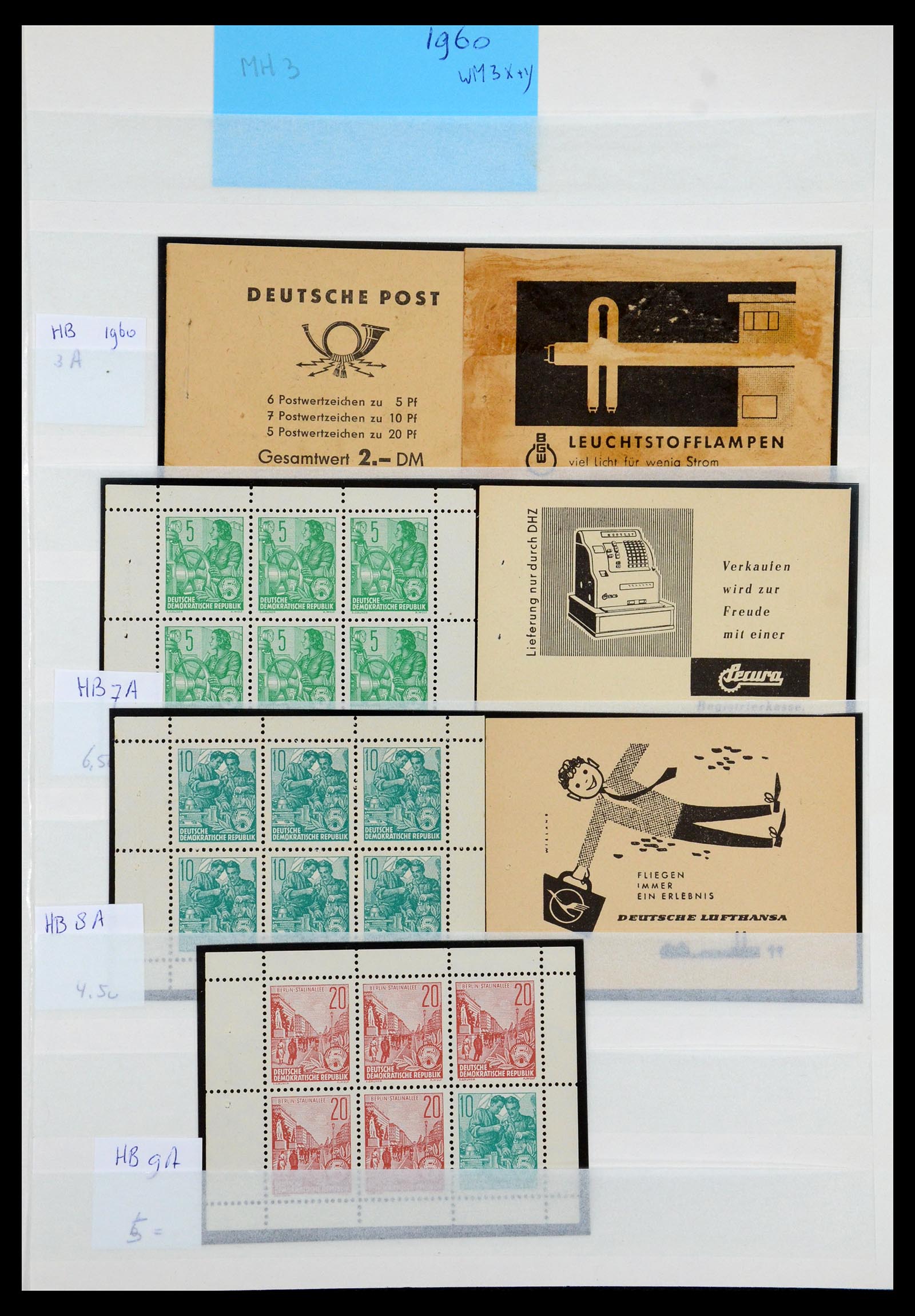 35227 016 - Postzegelverzameling 35227 DDR combinaties 1955-1990.