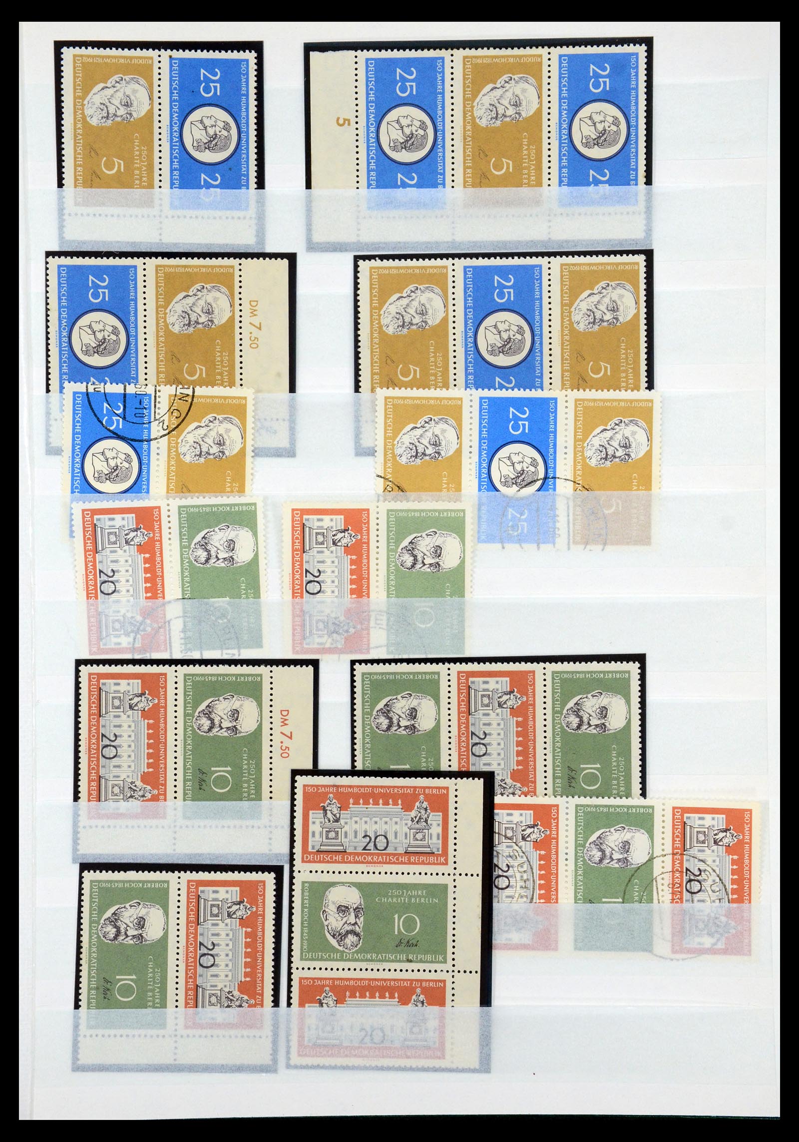 35227 022 - Postzegelverzameling 35227 DDR combinaties 1955-1990.