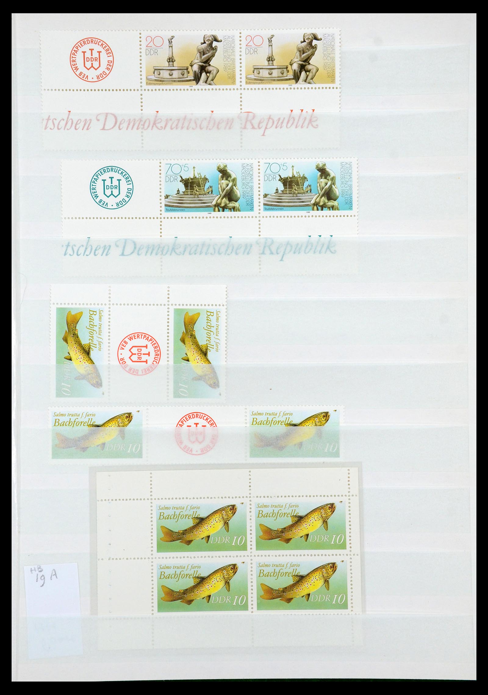 35227 028 - Postzegelverzameling 35227 DDR combinaties 1955-1990.