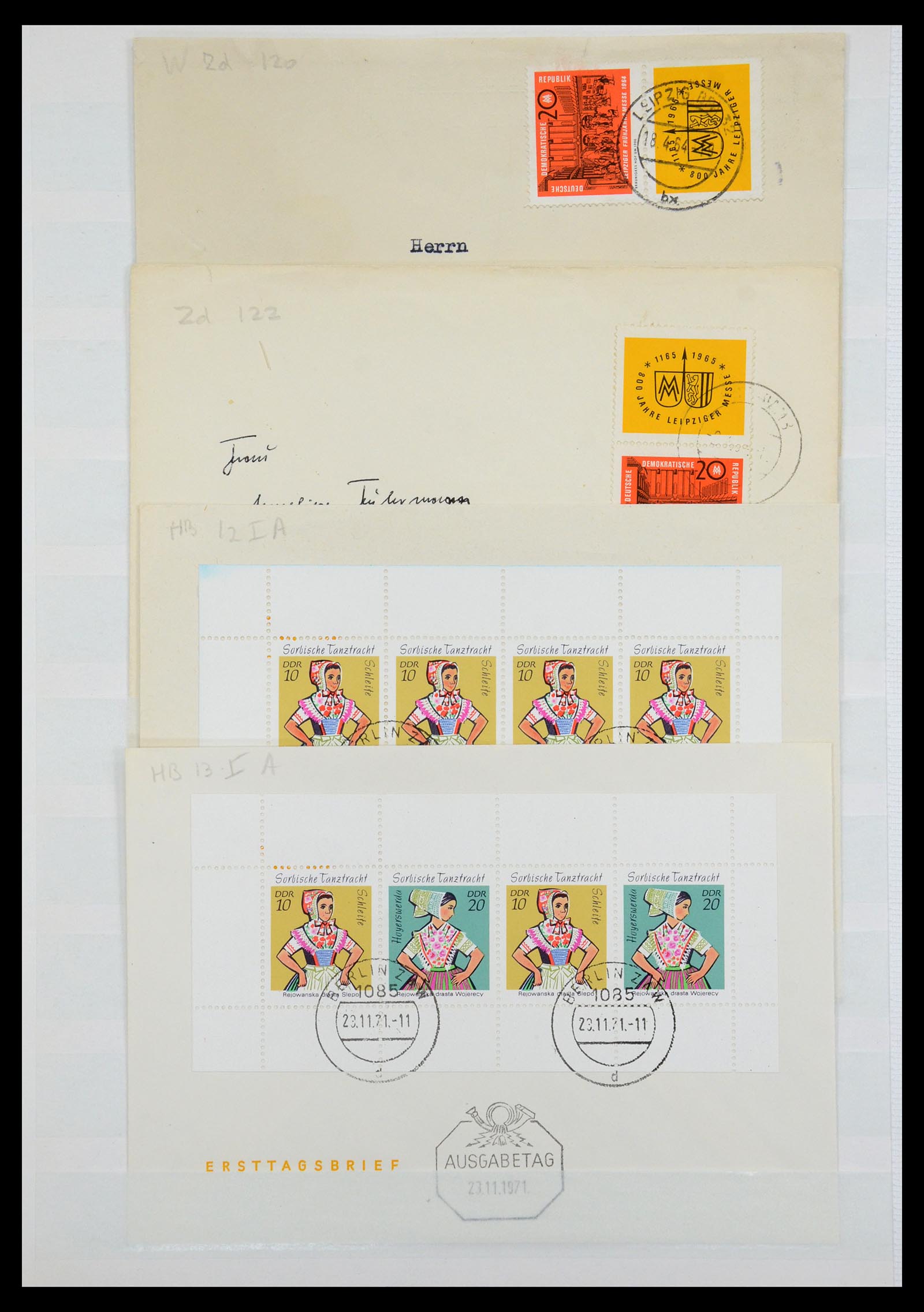 35227 029 - Postzegelverzameling 35227 DDR combinaties 1955-1990.