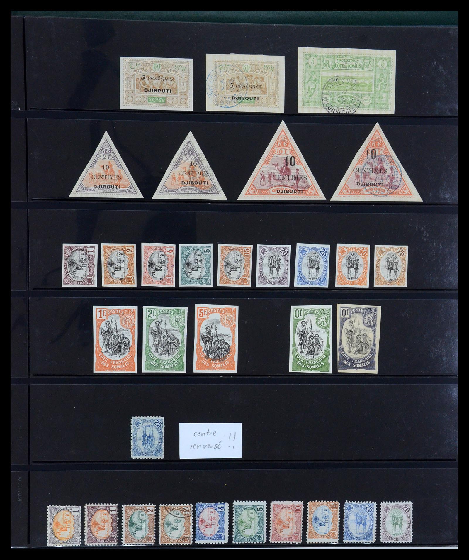 35234 003 - Postzegelverzameling 35234 Frans Somalië 1893-1952.