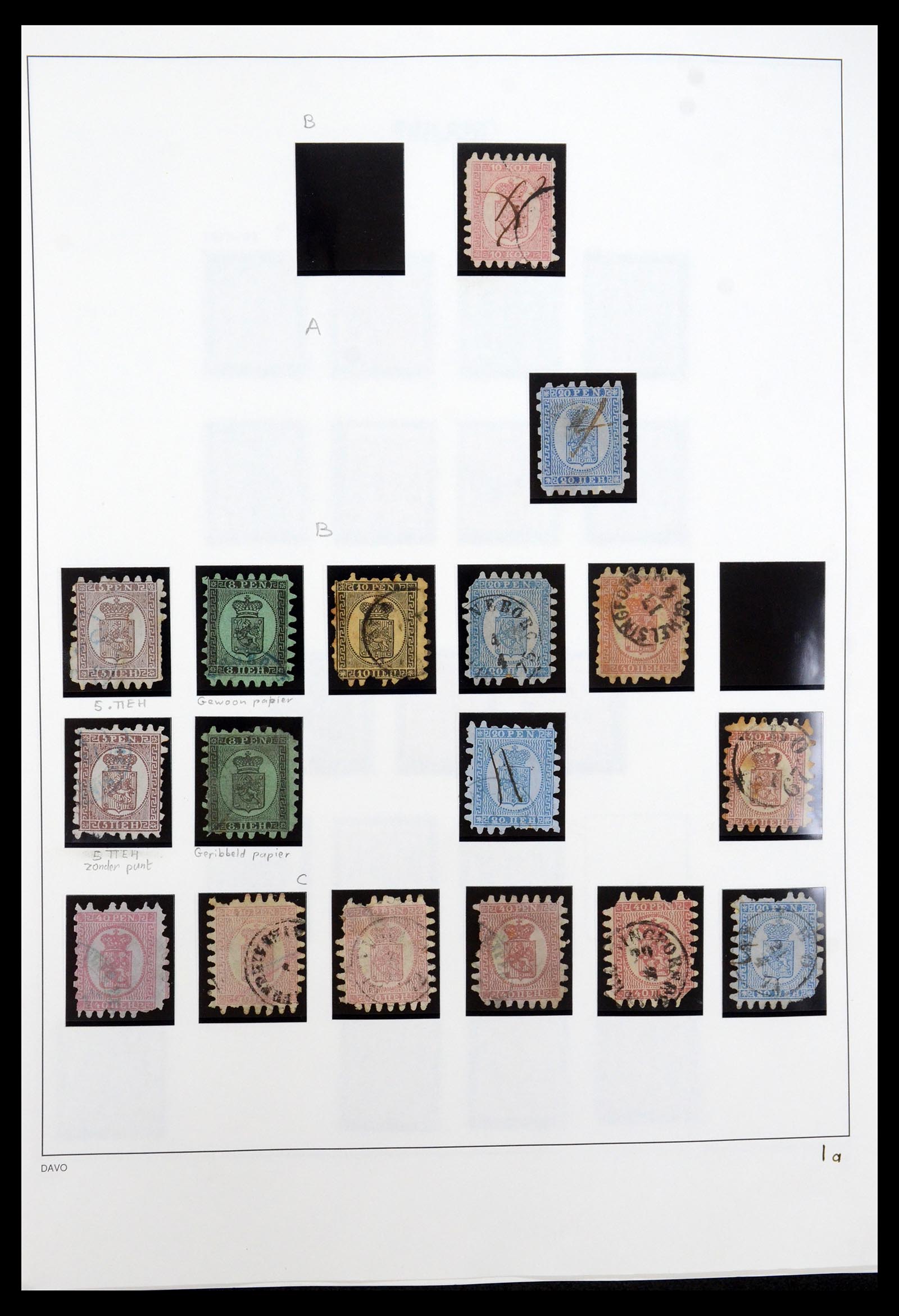 35237 002 - Postzegelverzameling 35237 Finland 1860-1998.