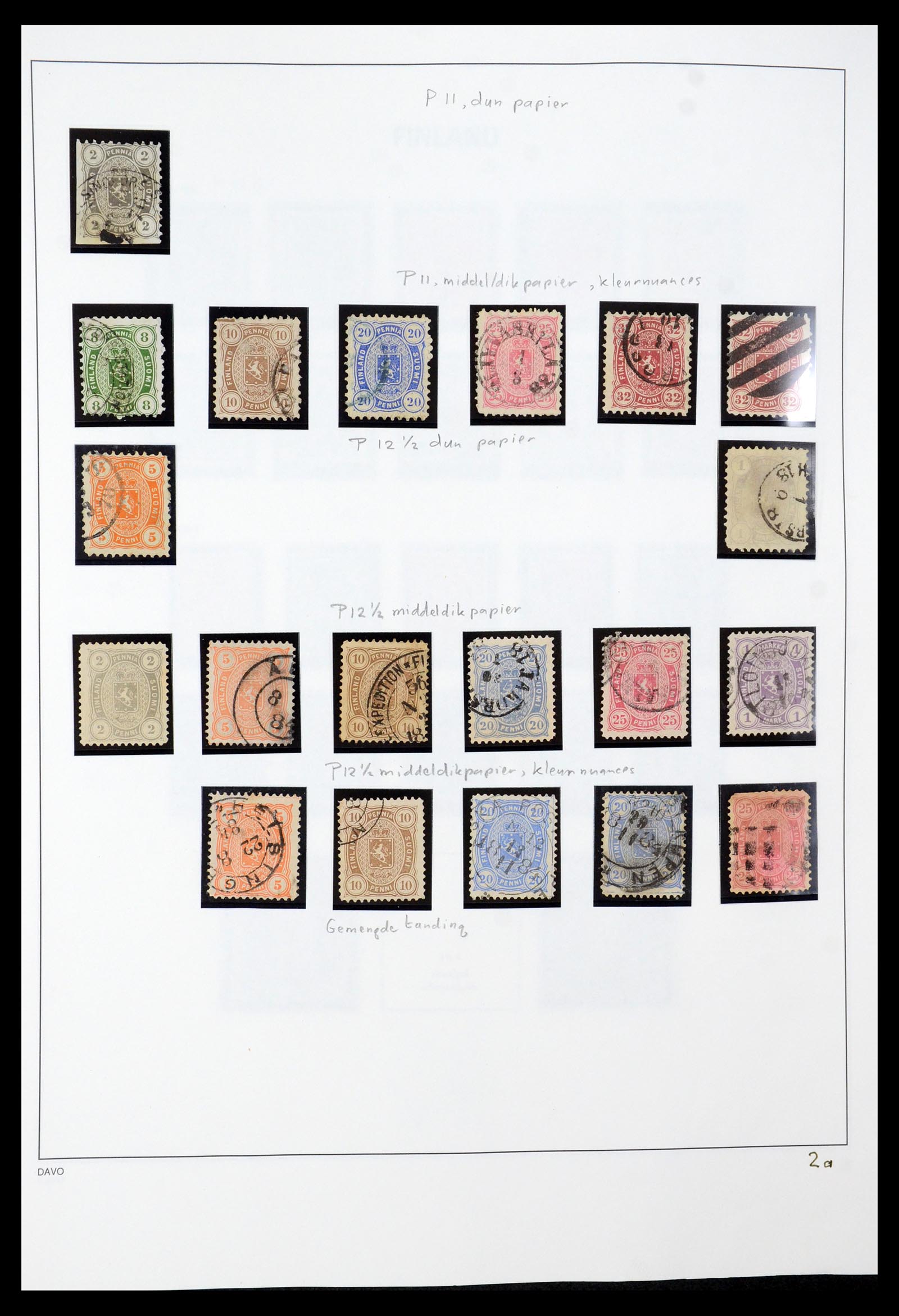 35237 004 - Postzegelverzameling 35237 Finland 1860-1998.