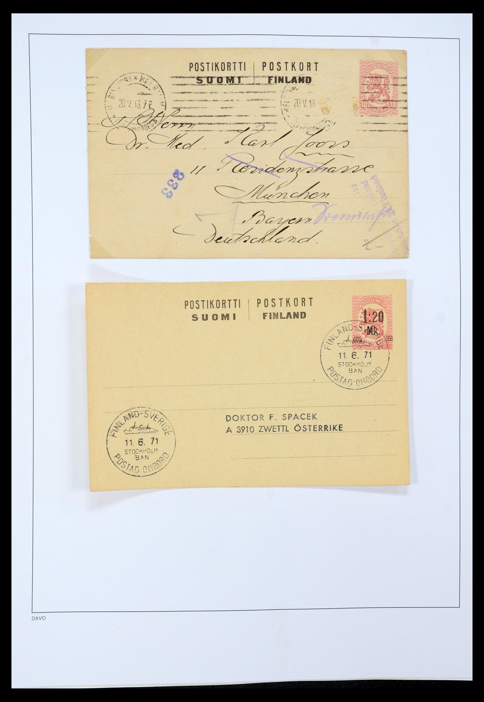 35237 021 - Postzegelverzameling 35237 Finland 1860-1998.
