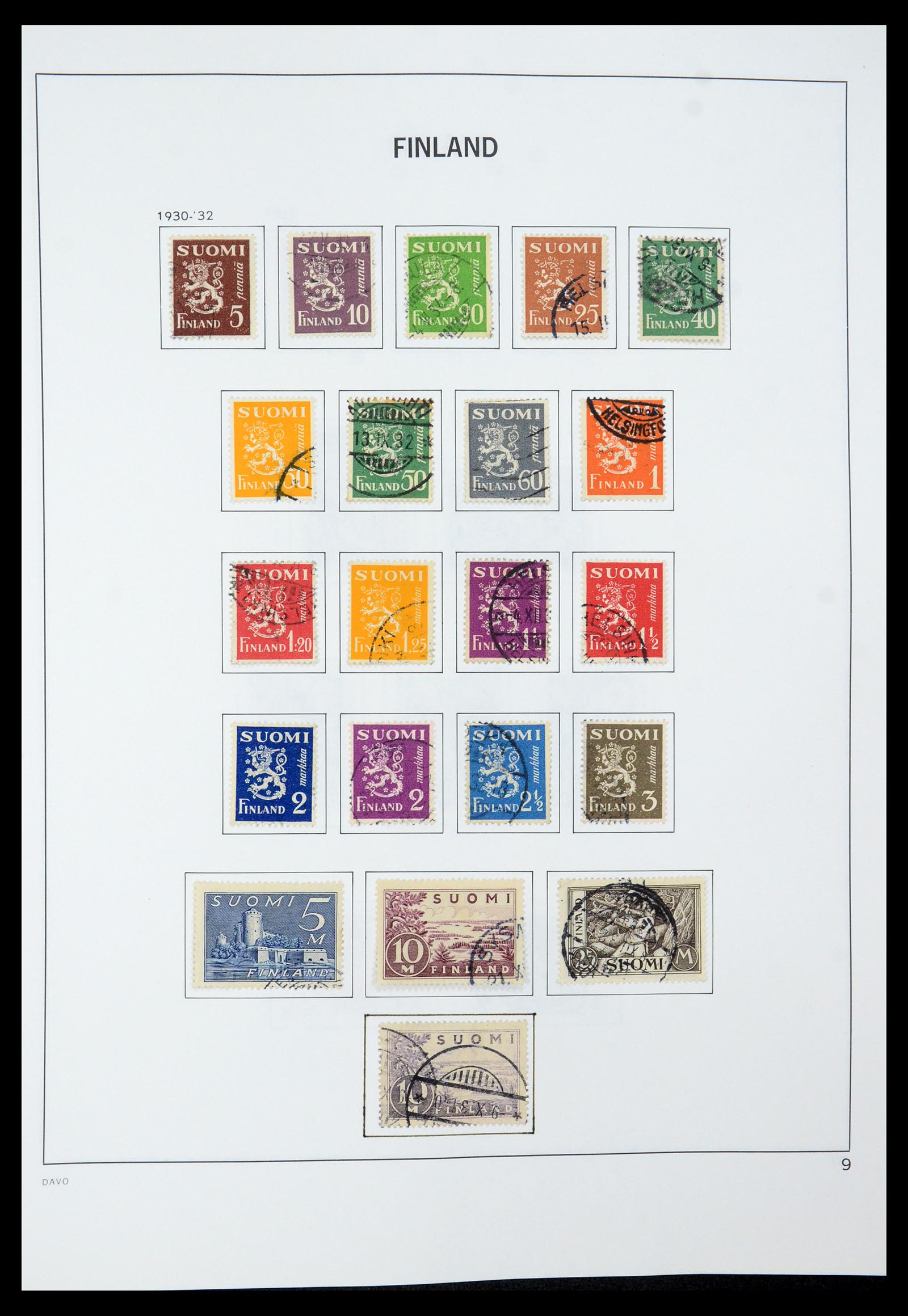 35237 026 - Postzegelverzameling 35237 Finland 1860-1998.
