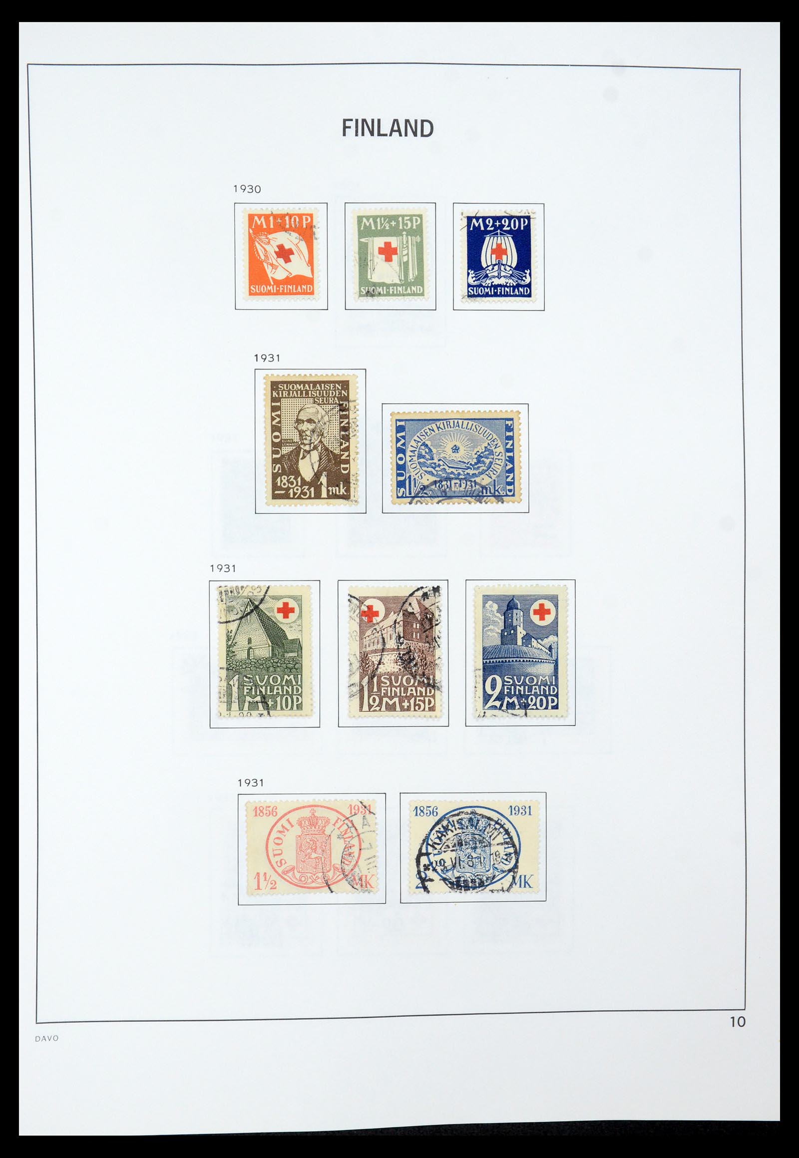 35237 027 - Postzegelverzameling 35237 Finland 1860-1998.