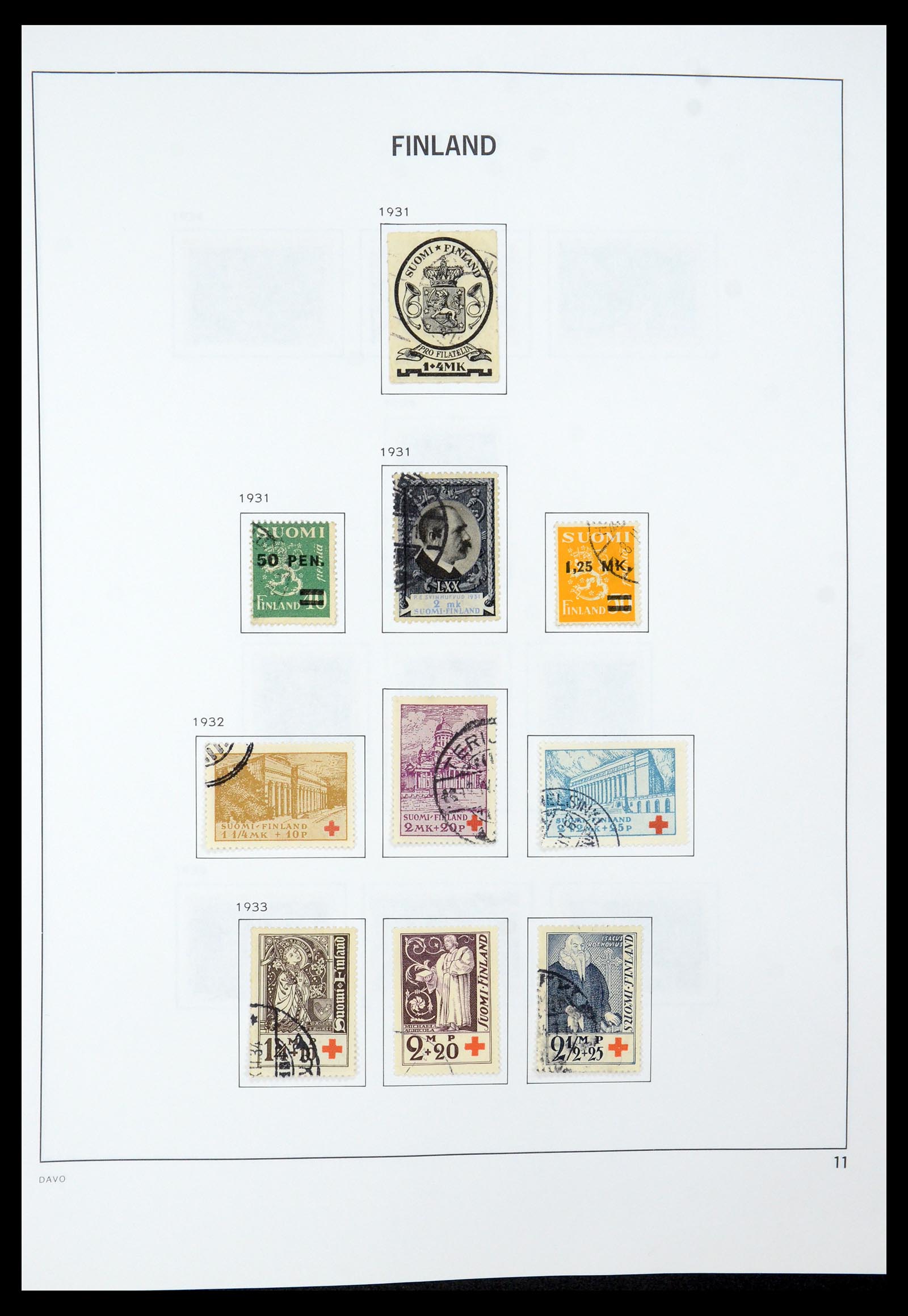 35237 028 - Postzegelverzameling 35237 Finland 1860-1998.