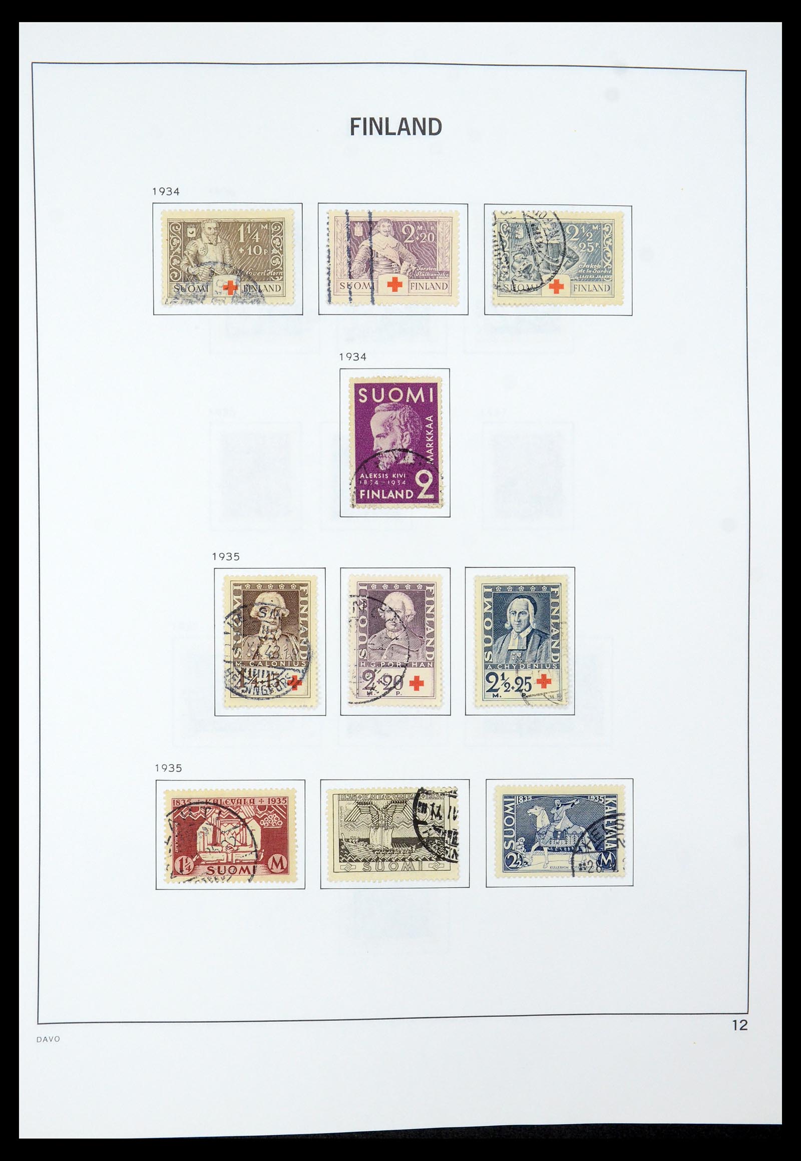 35237 029 - Postzegelverzameling 35237 Finland 1860-1998.