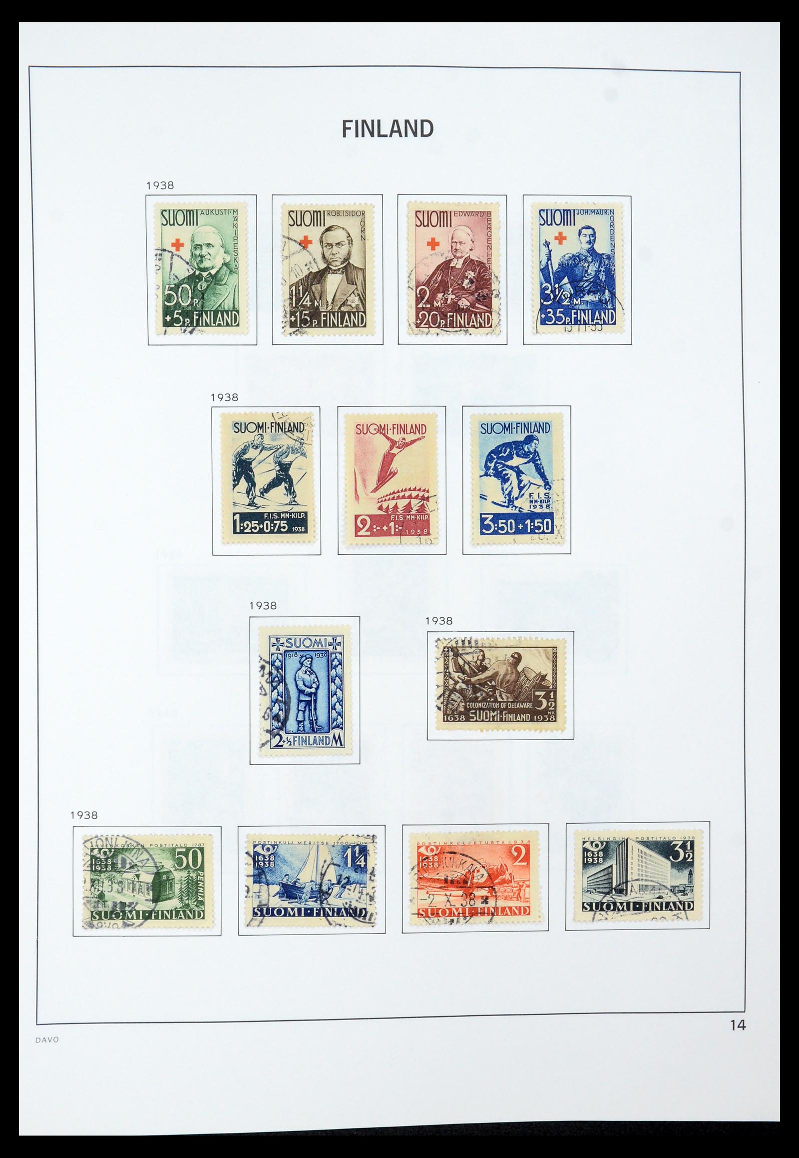 35237 031 - Postzegelverzameling 35237 Finland 1860-1998.