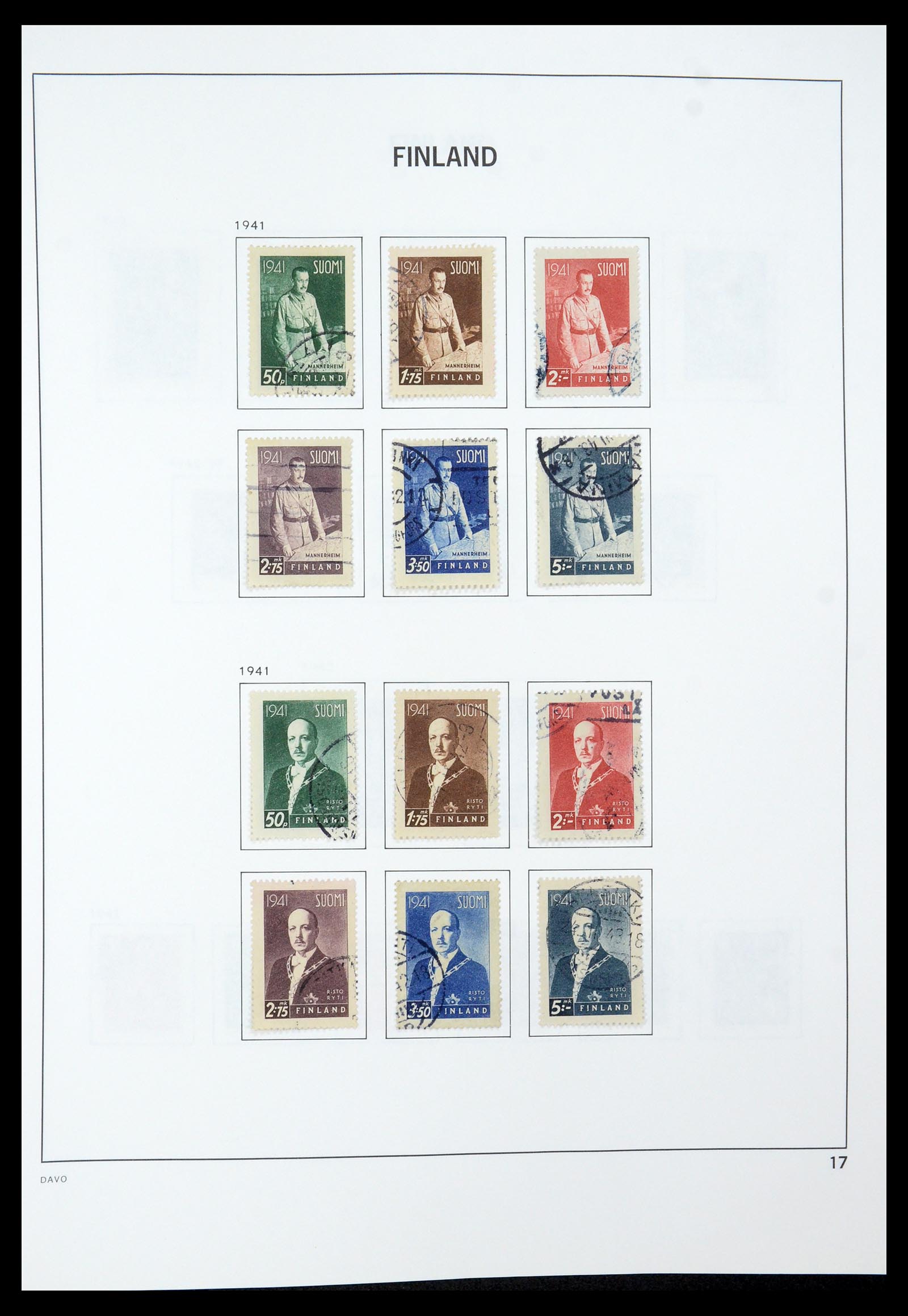 35237 034 - Postzegelverzameling 35237 Finland 1860-1998.