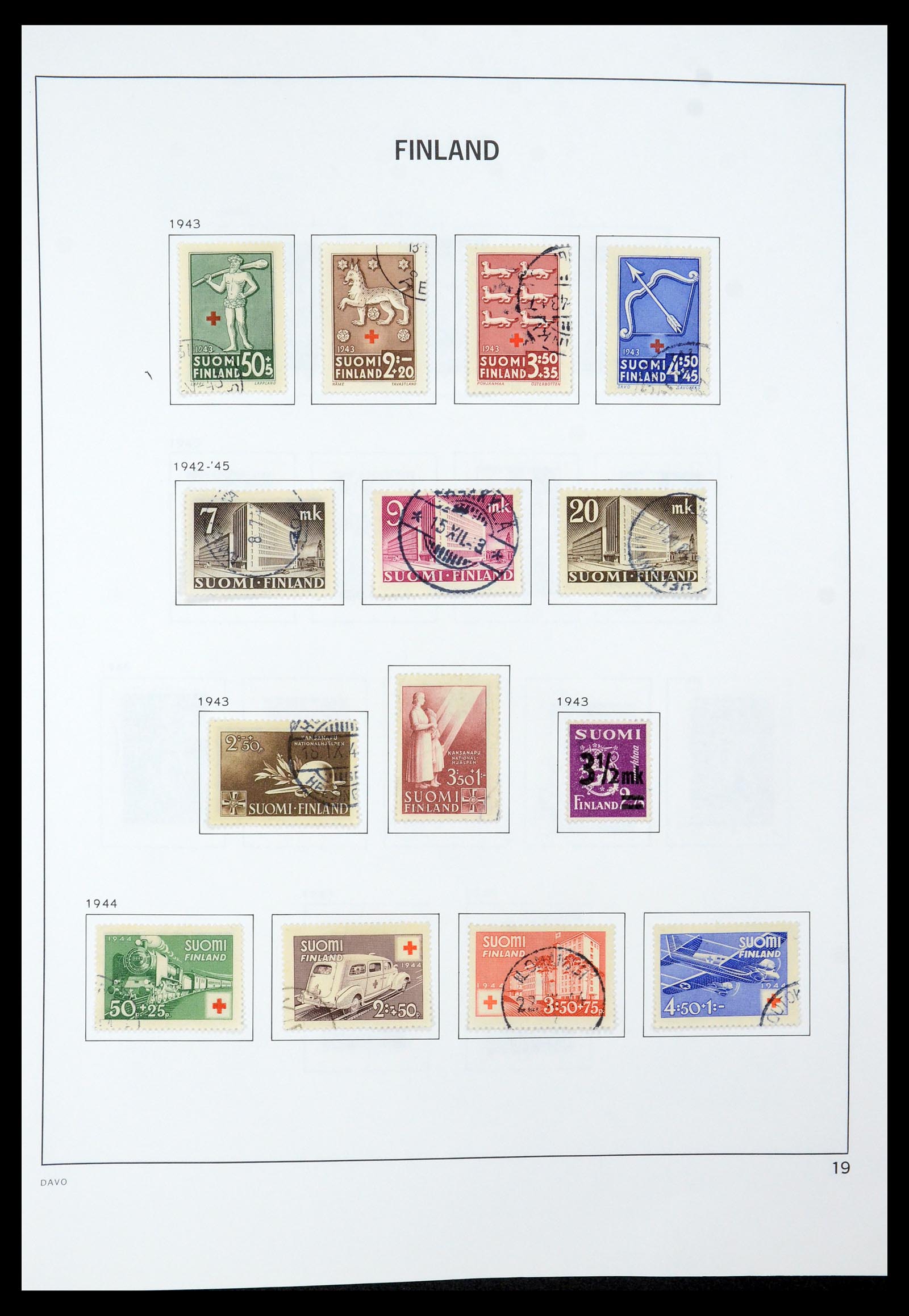 35237 036 - Postzegelverzameling 35237 Finland 1860-1998.