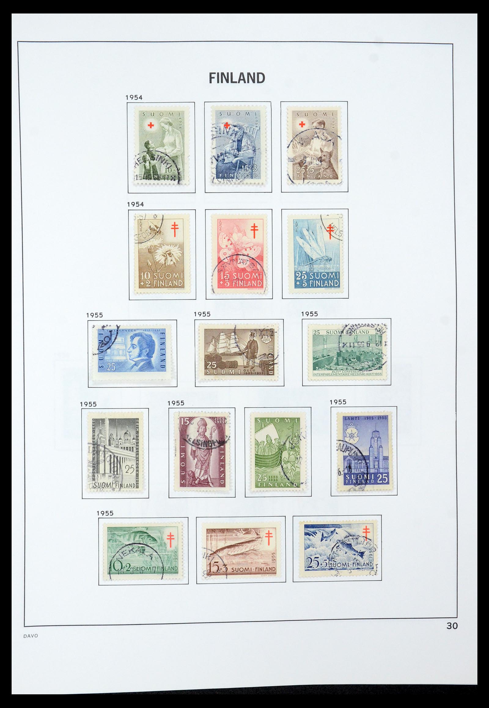 35237 048 - Postzegelverzameling 35237 Finland 1860-1998.