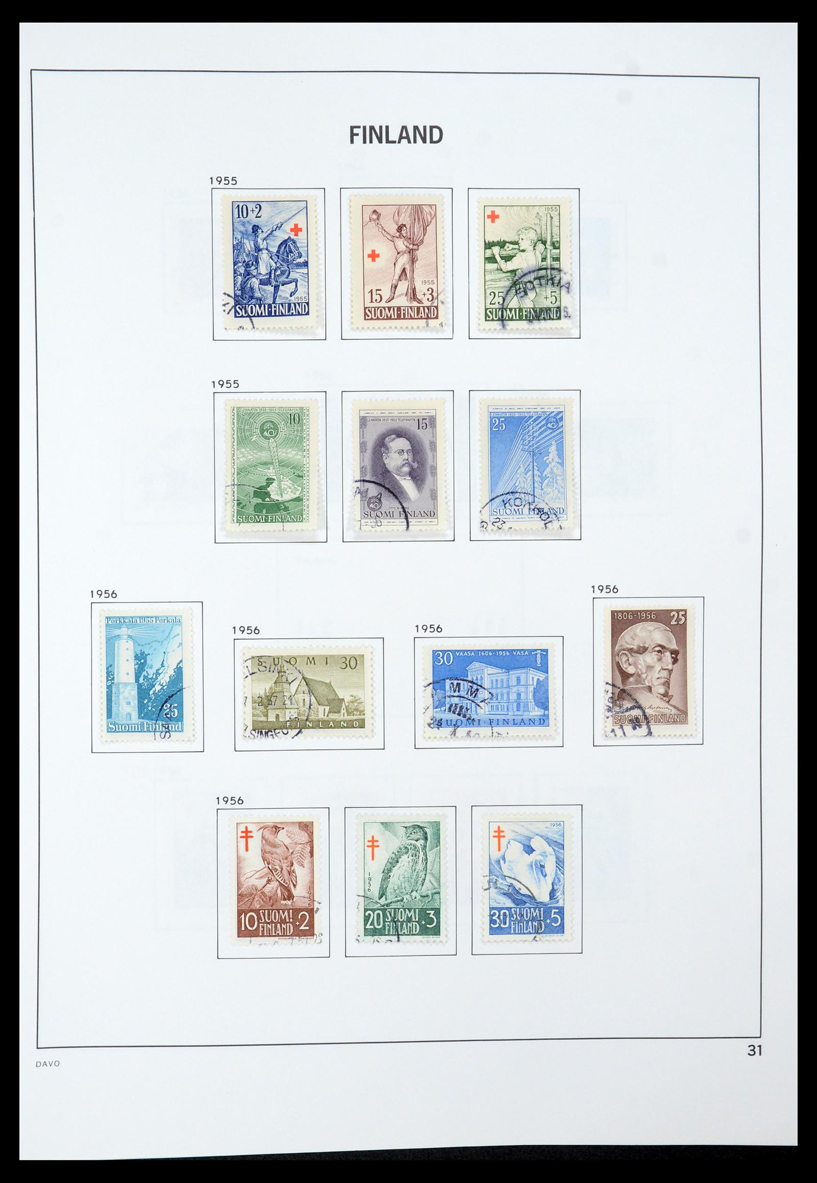 35237 049 - Postzegelverzameling 35237 Finland 1860-1998.