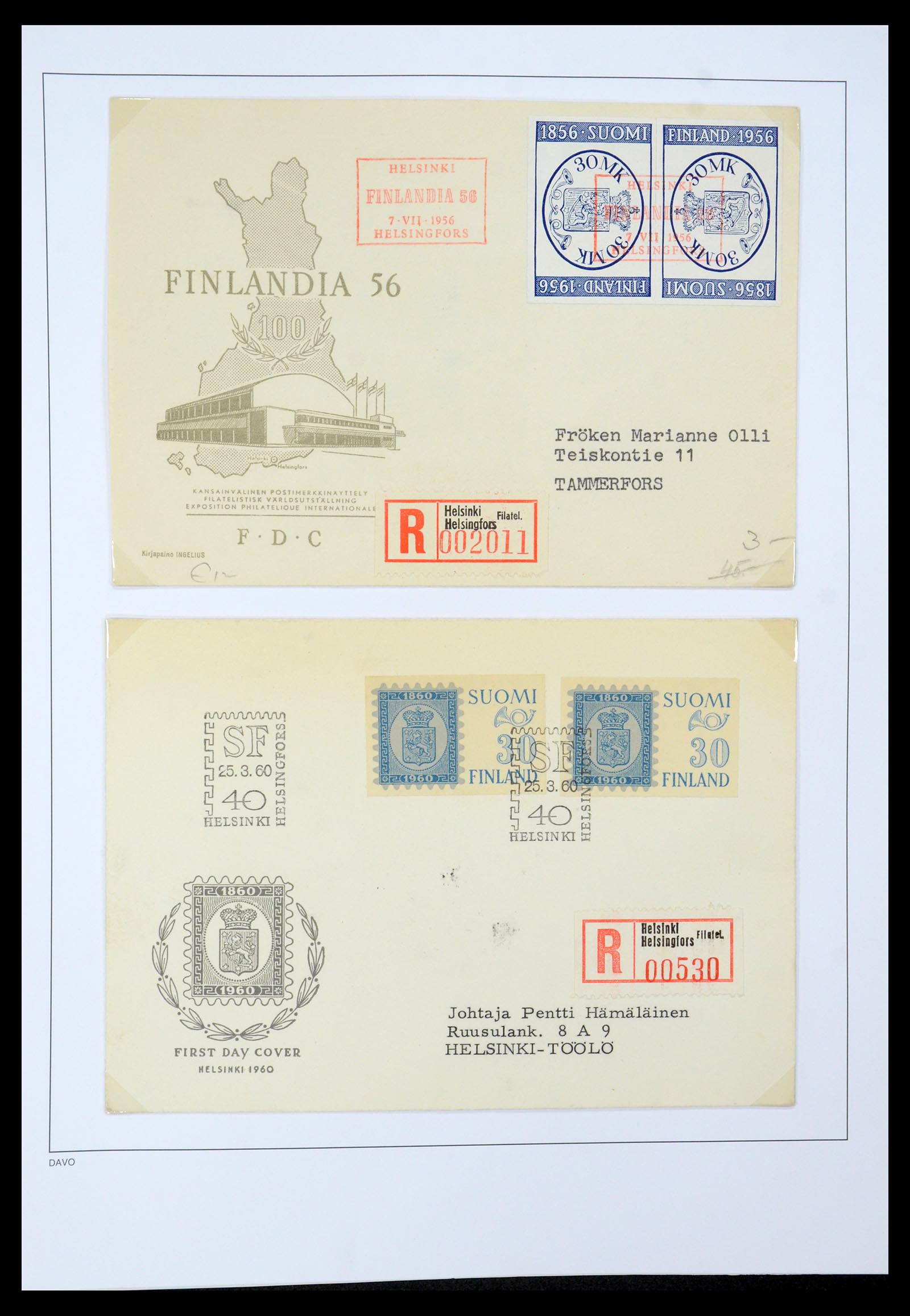 35237 051 - Postzegelverzameling 35237 Finland 1860-1998.