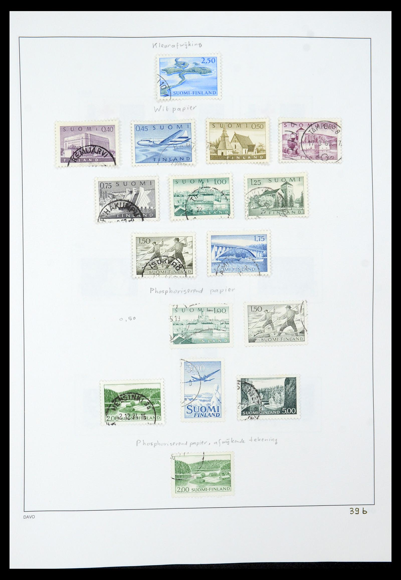 35237 061 - Postzegelverzameling 35237 Finland 1860-1998.