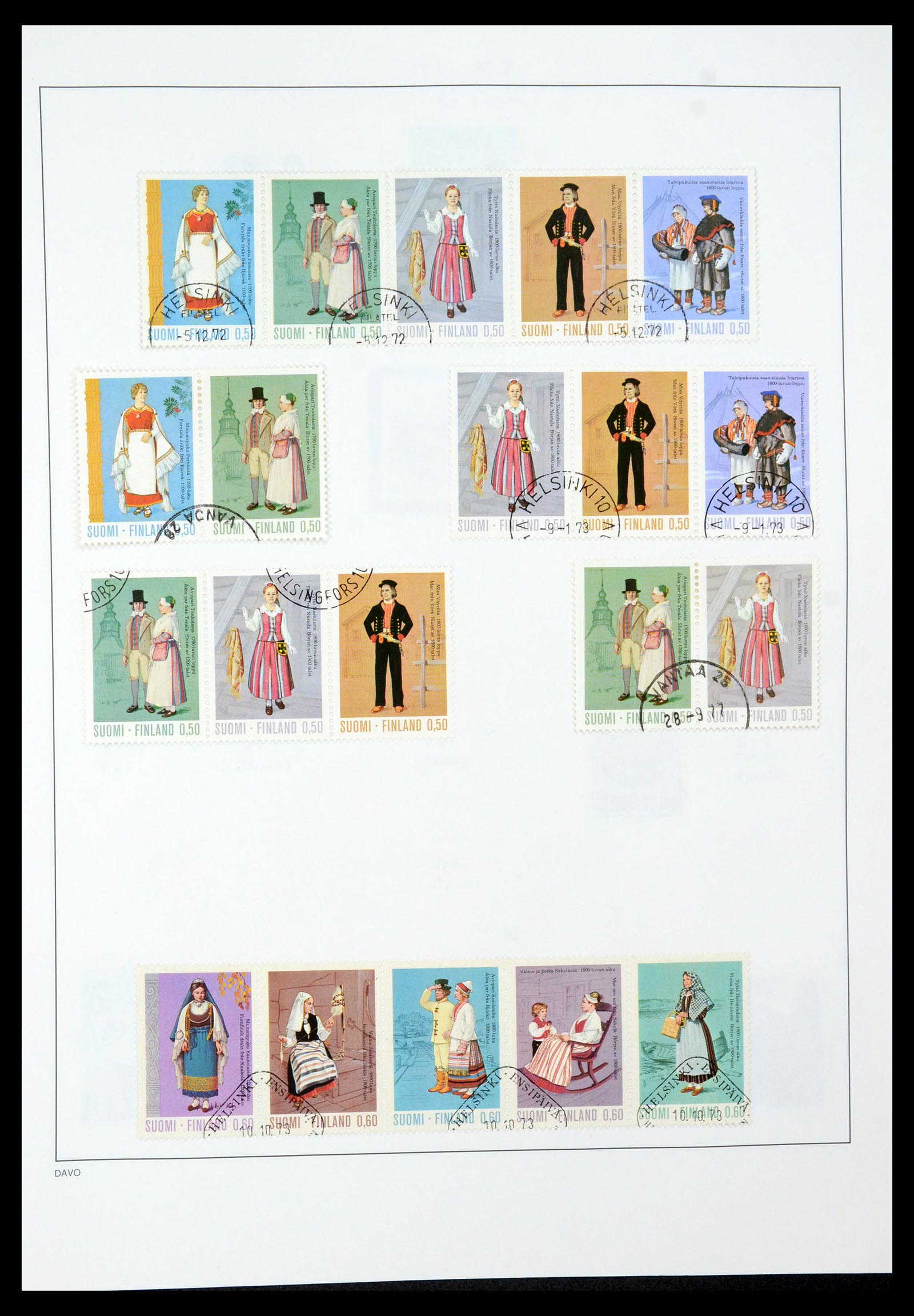 35237 074 - Postzegelverzameling 35237 Finland 1860-1998.