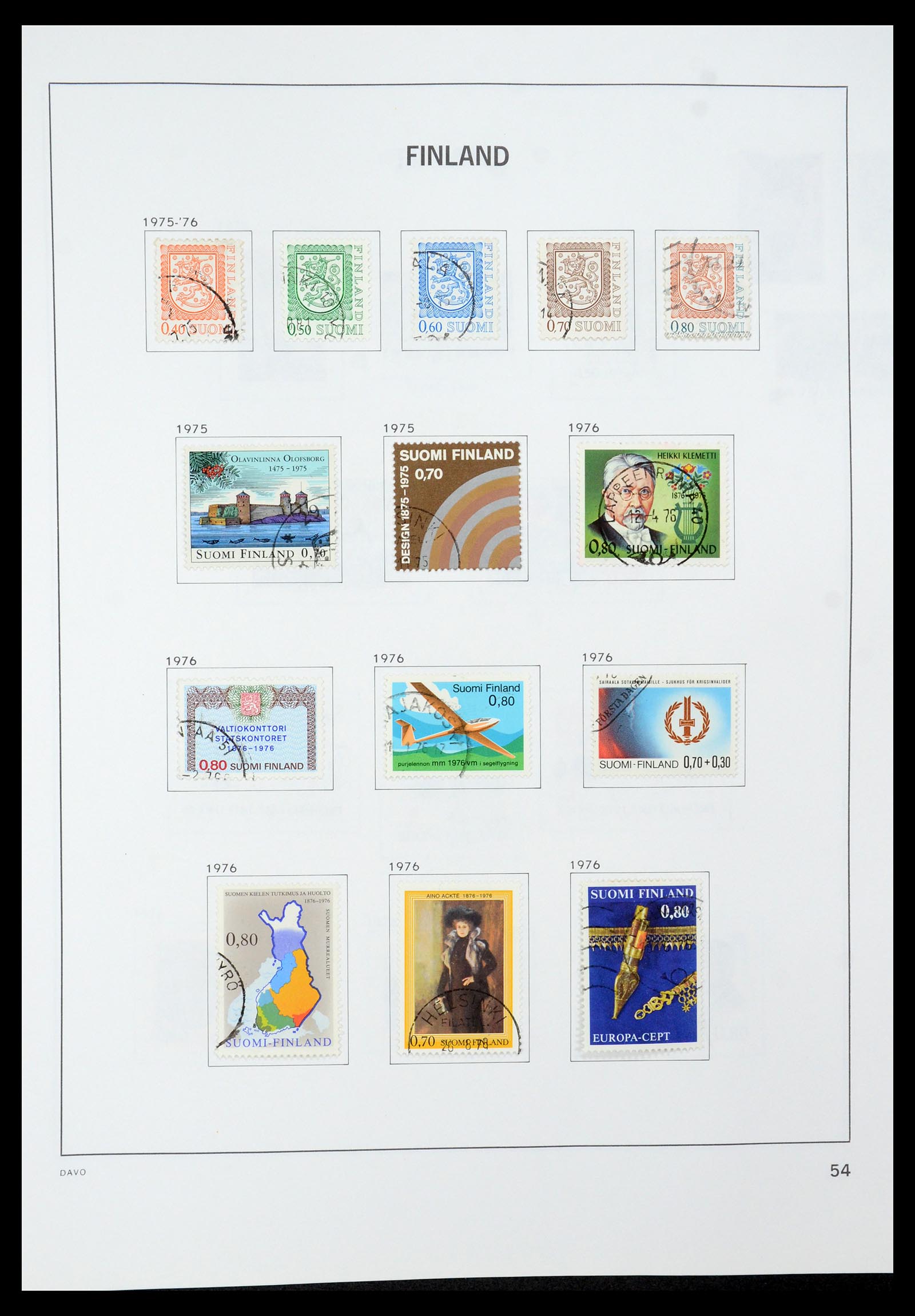 35237 078 - Postzegelverzameling 35237 Finland 1860-1998.