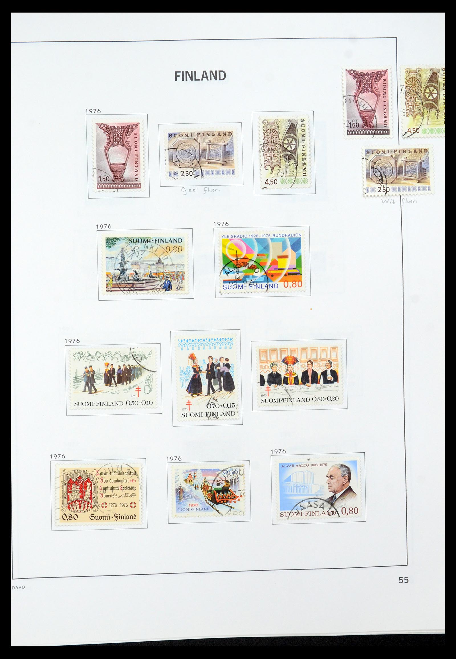 35237 079 - Postzegelverzameling 35237 Finland 1860-1998.