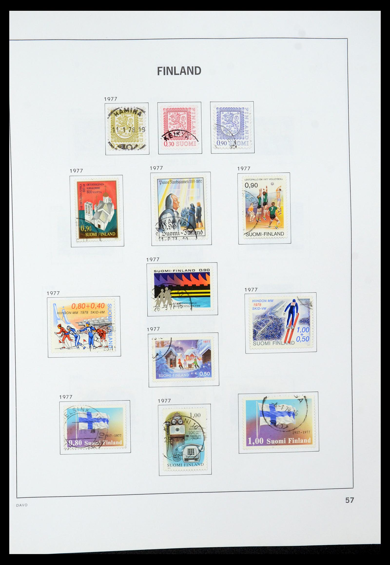 35237 081 - Postzegelverzameling 35237 Finland 1860-1998.