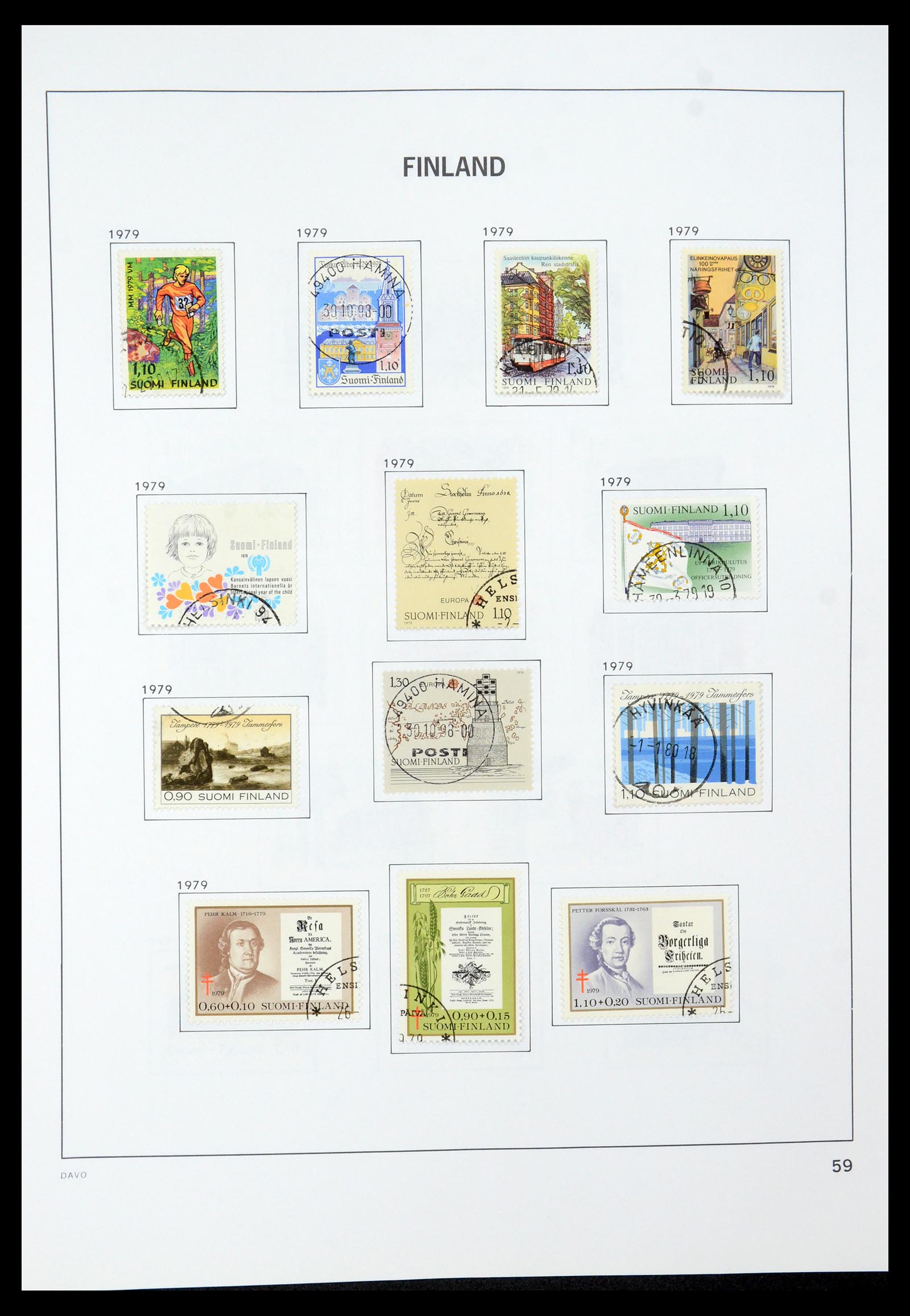 35237 083 - Postzegelverzameling 35237 Finland 1860-1998.