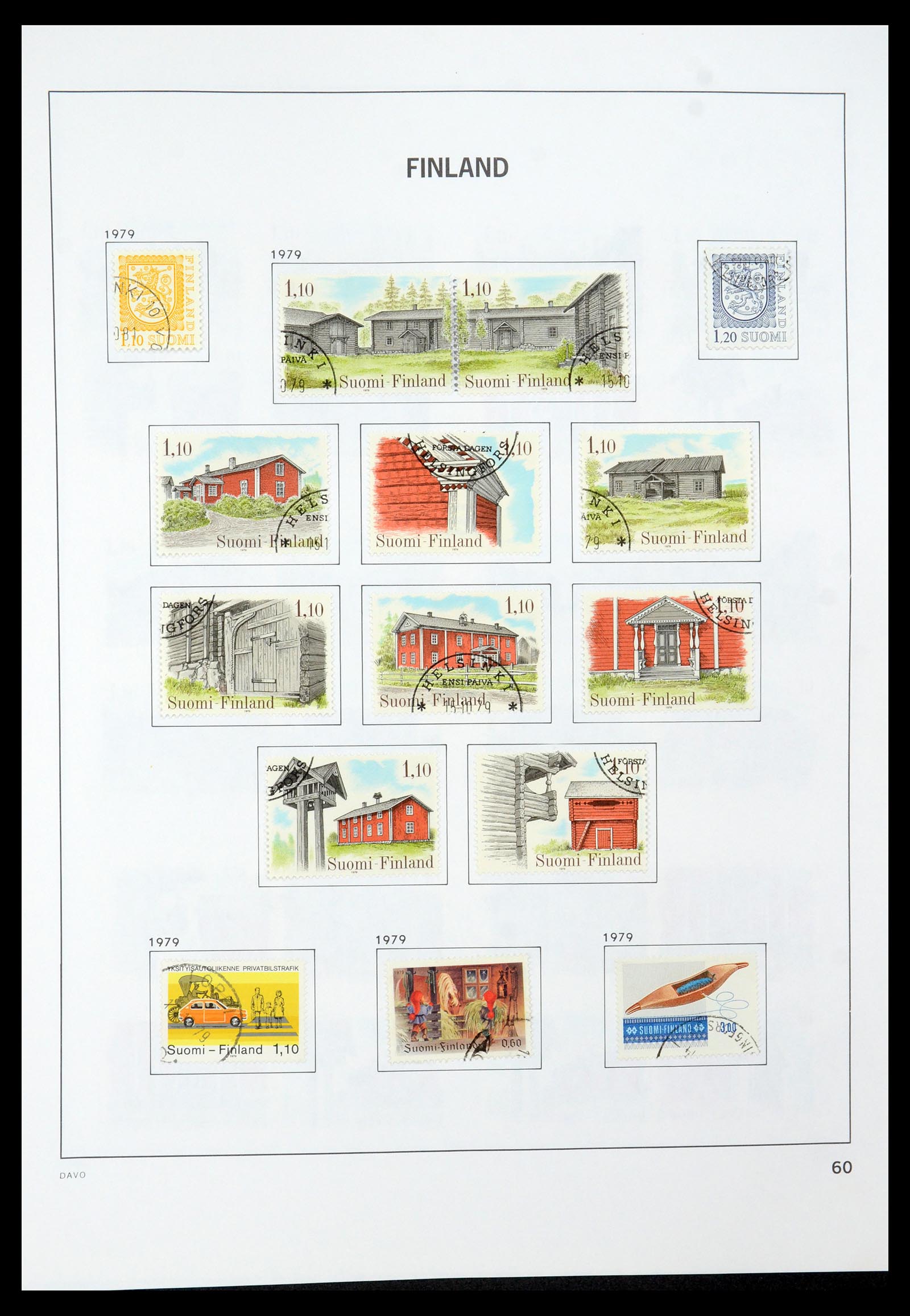 35237 084 - Postzegelverzameling 35237 Finland 1860-1998.