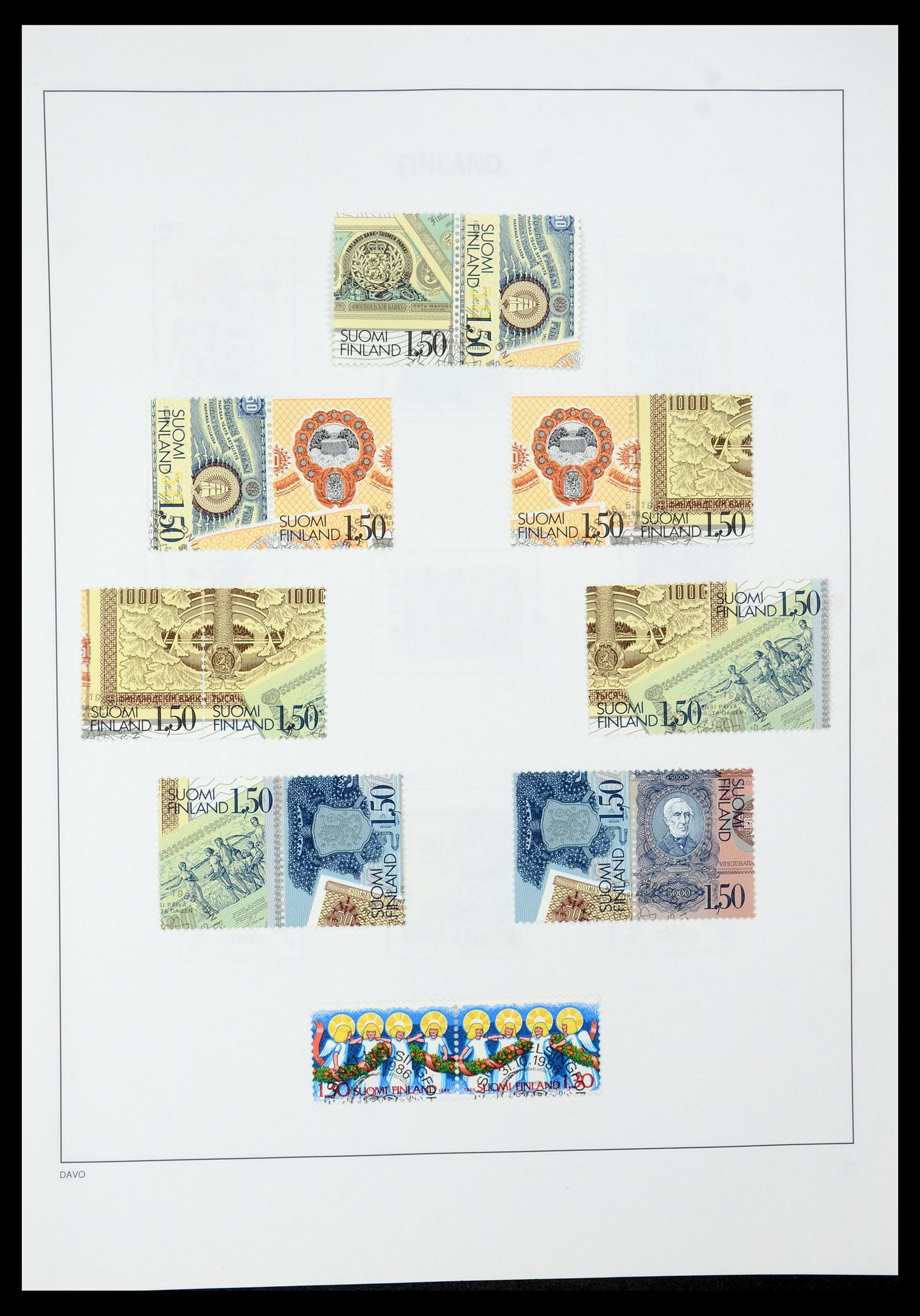 35237 100 - Postzegelverzameling 35237 Finland 1860-1998.